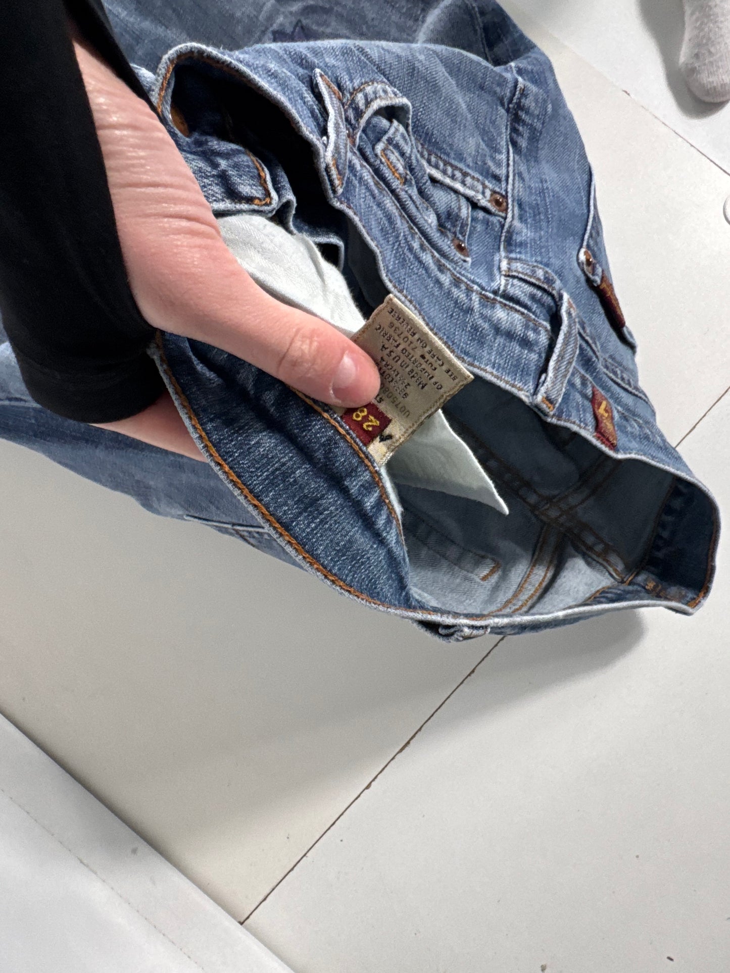 Lågmidjade jeans stl: XS