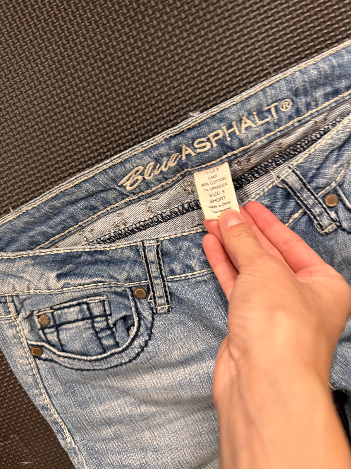 Lågmidjade jeans stl: S