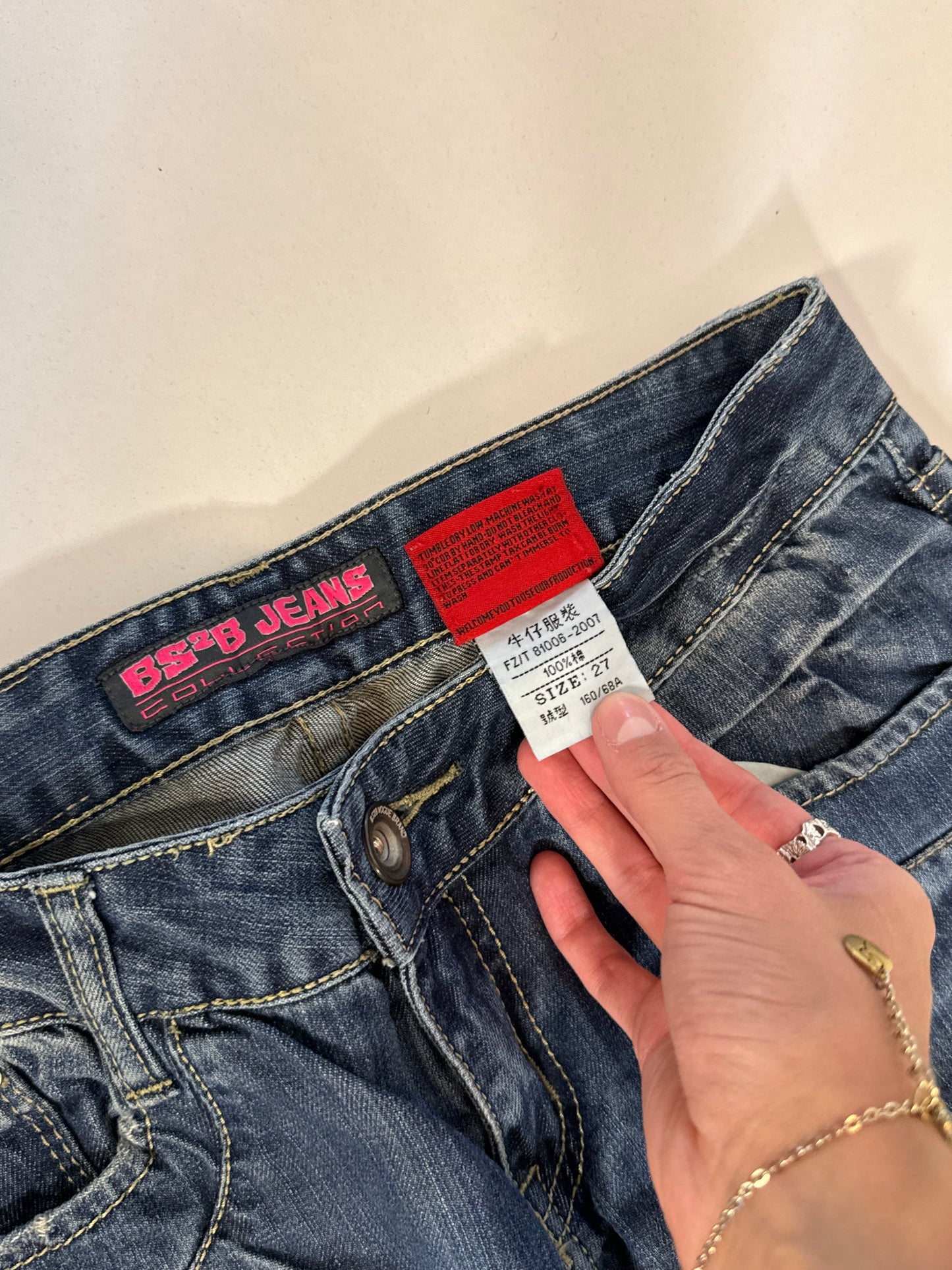 Lågmidjade jeans stl: XS