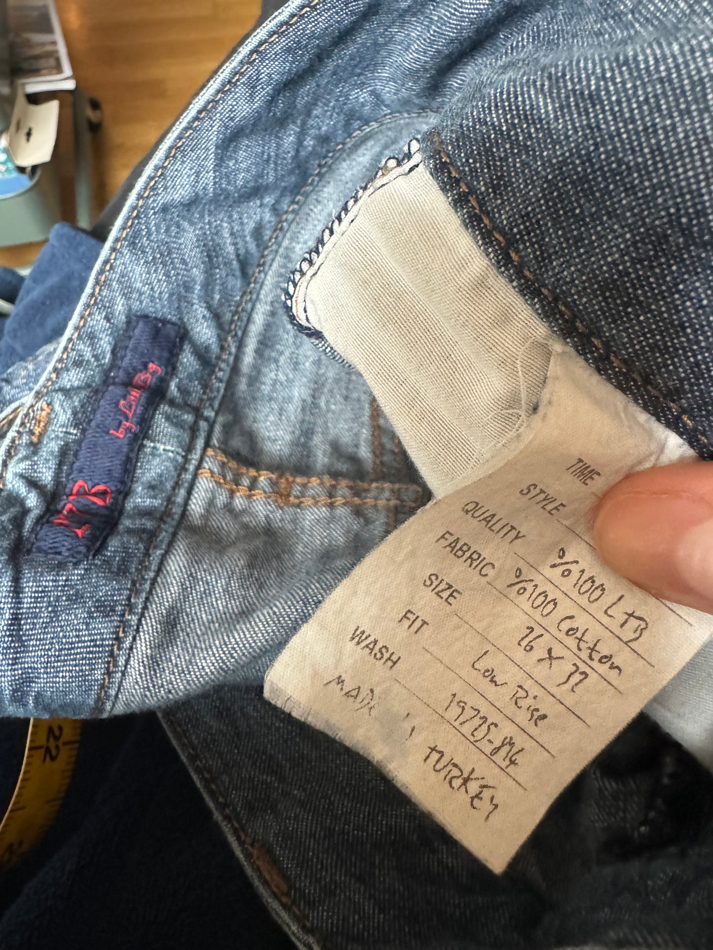 Lågmidjade jeans stl: XS/S