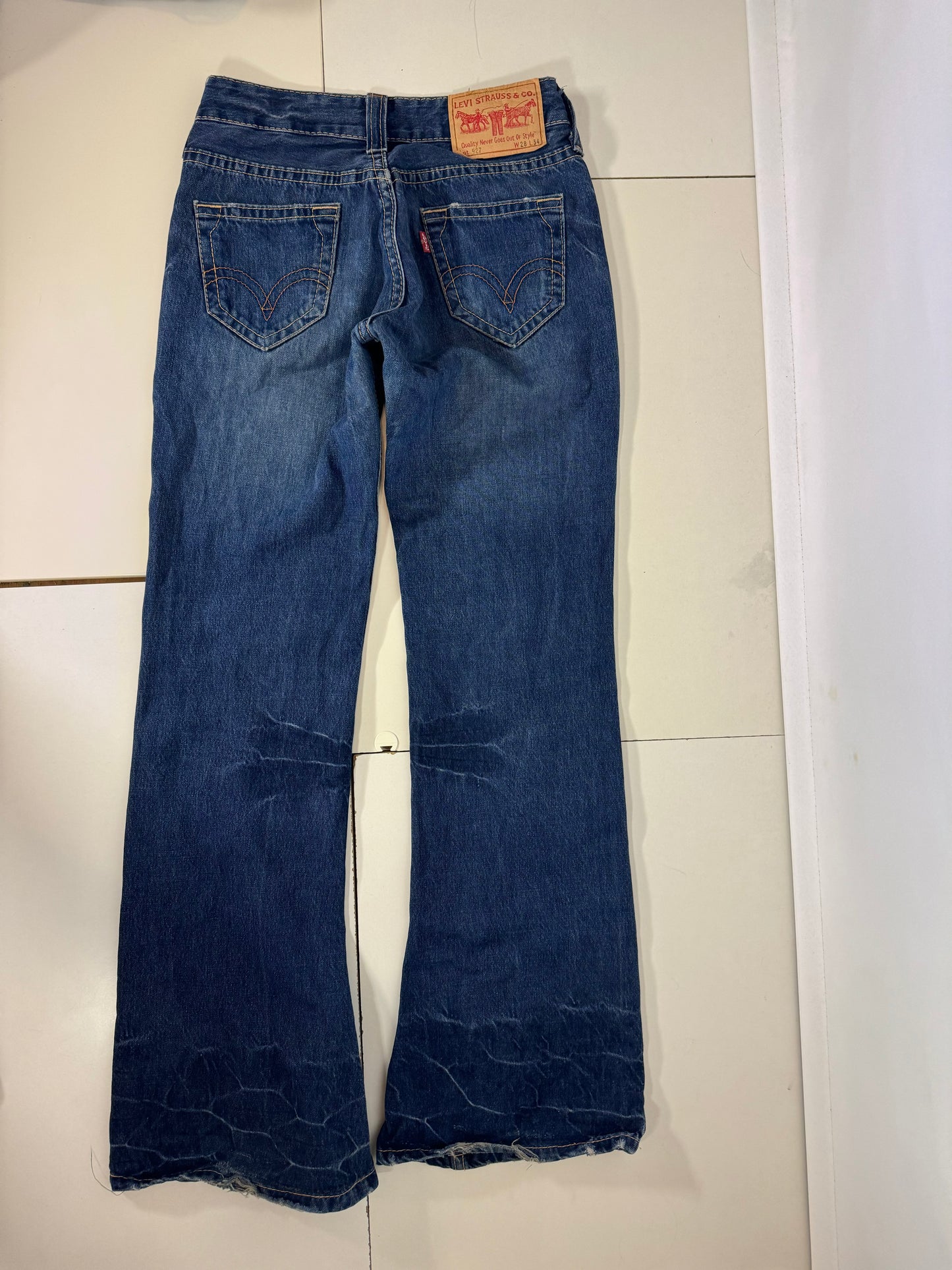 Lågmidjade jeans stl: S