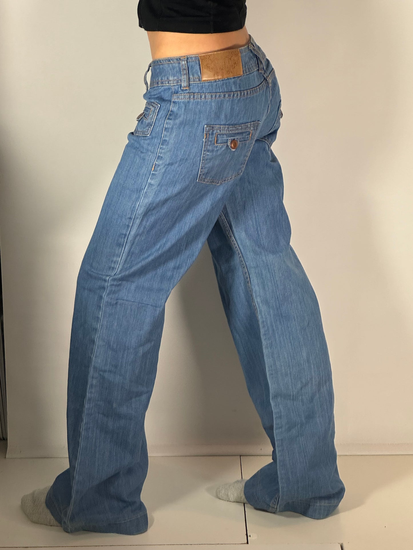 Lågmidjade jeans stl: S