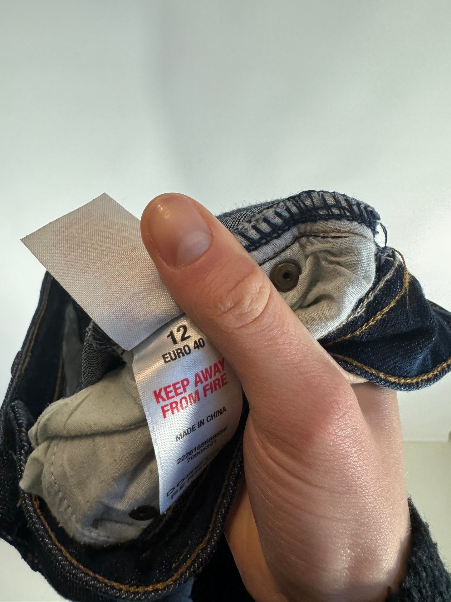 Lågmidjade jeans stl: S