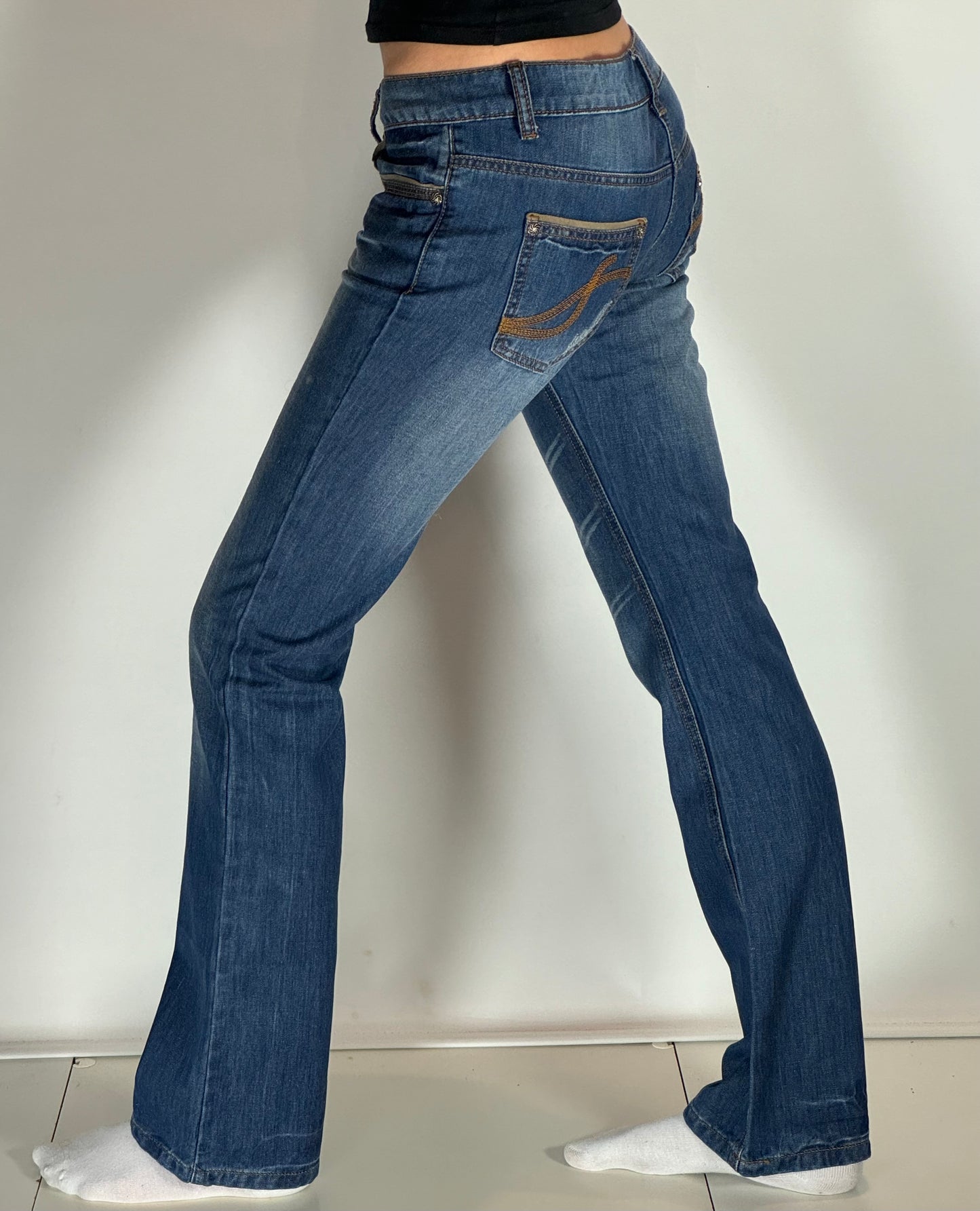 Lågmidjade jeans stl: XS