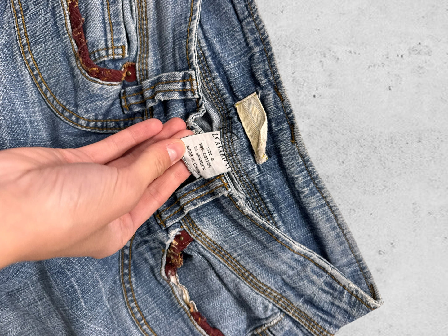 Lågmidjade jeans stl: XS