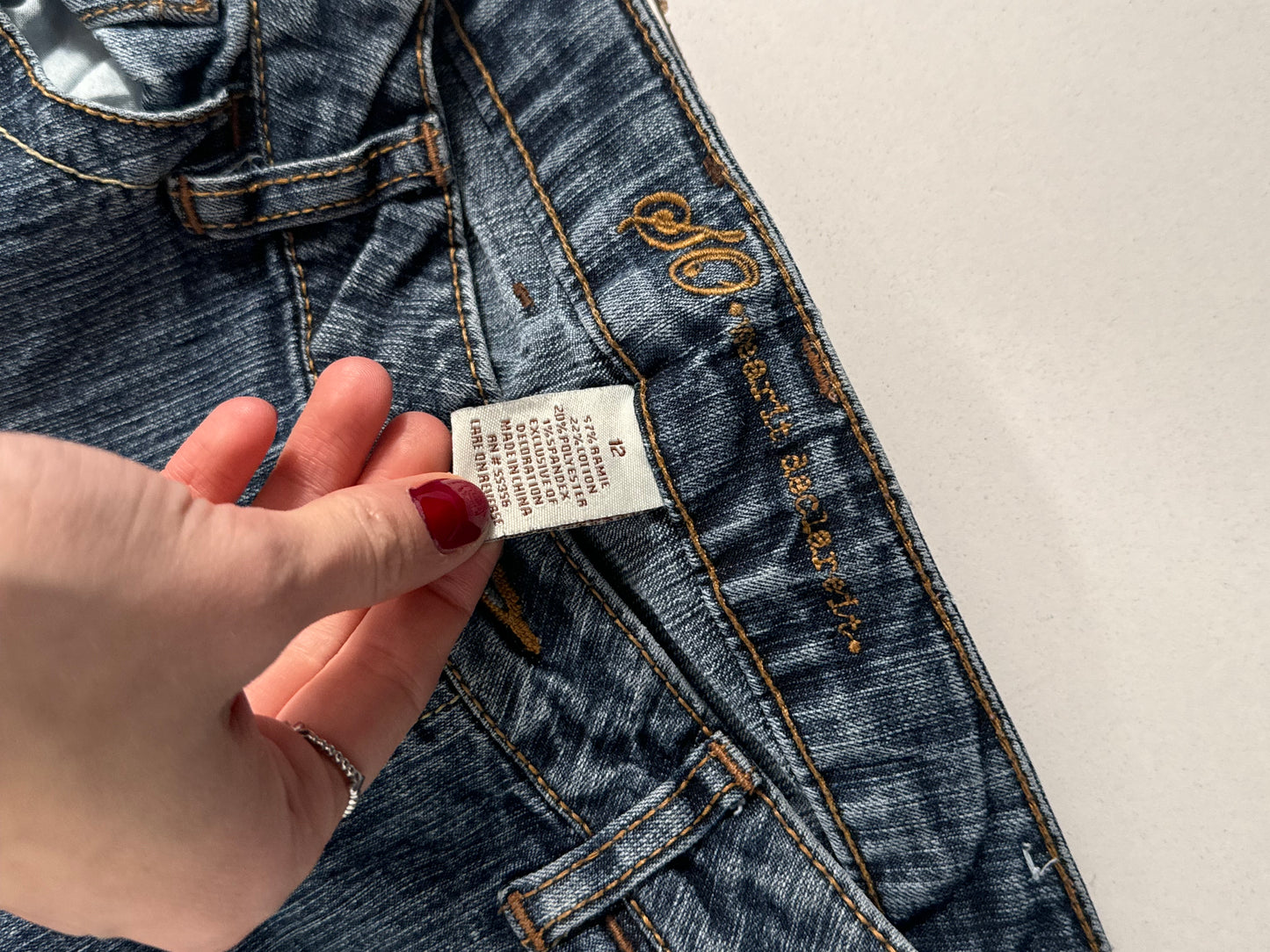 Lågmidjade jeans stl: XXS