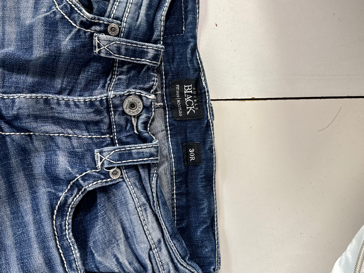 Lavtaljede jeans str: S