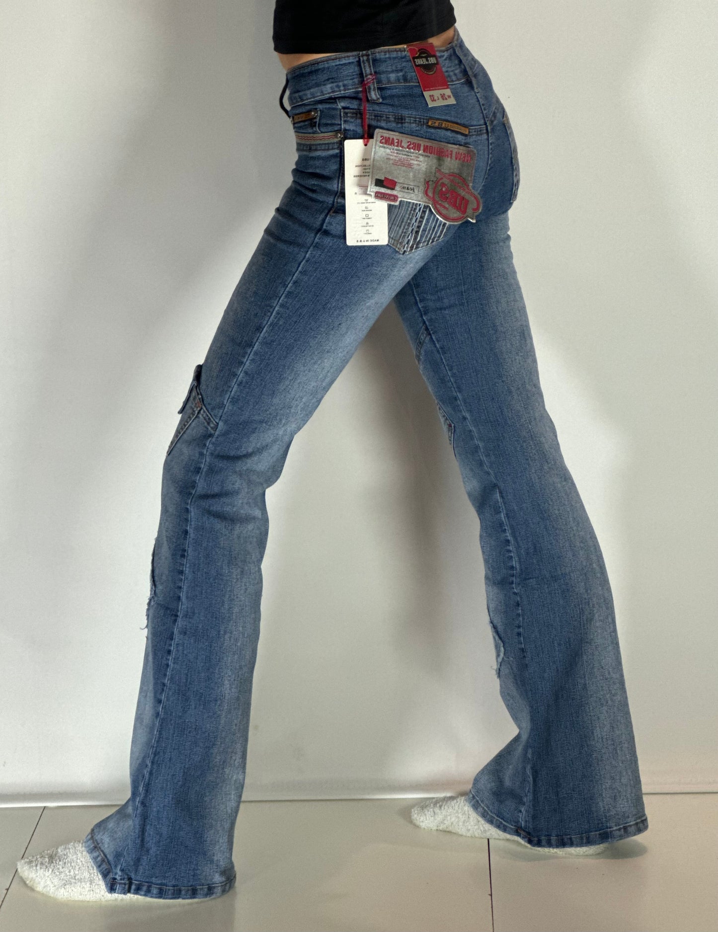 Lågmidjade jeans stl: XXS