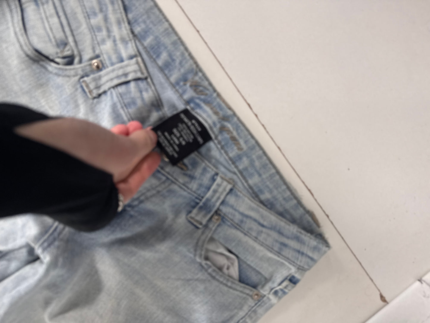 Lågmidjade jeans stl: S