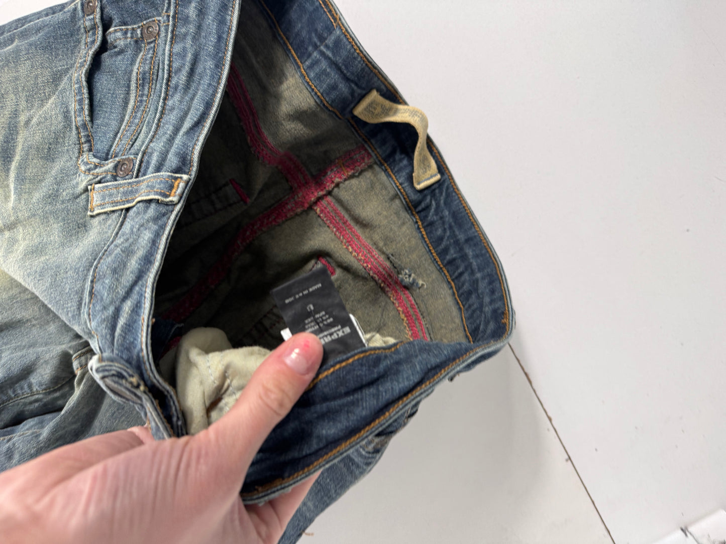 Lågmidjade jeans stl: S