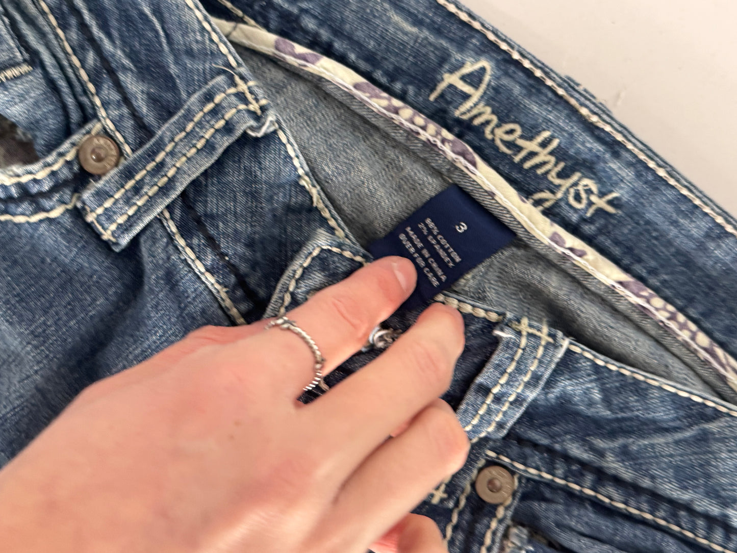 Lågmidjade jeans stl: XS