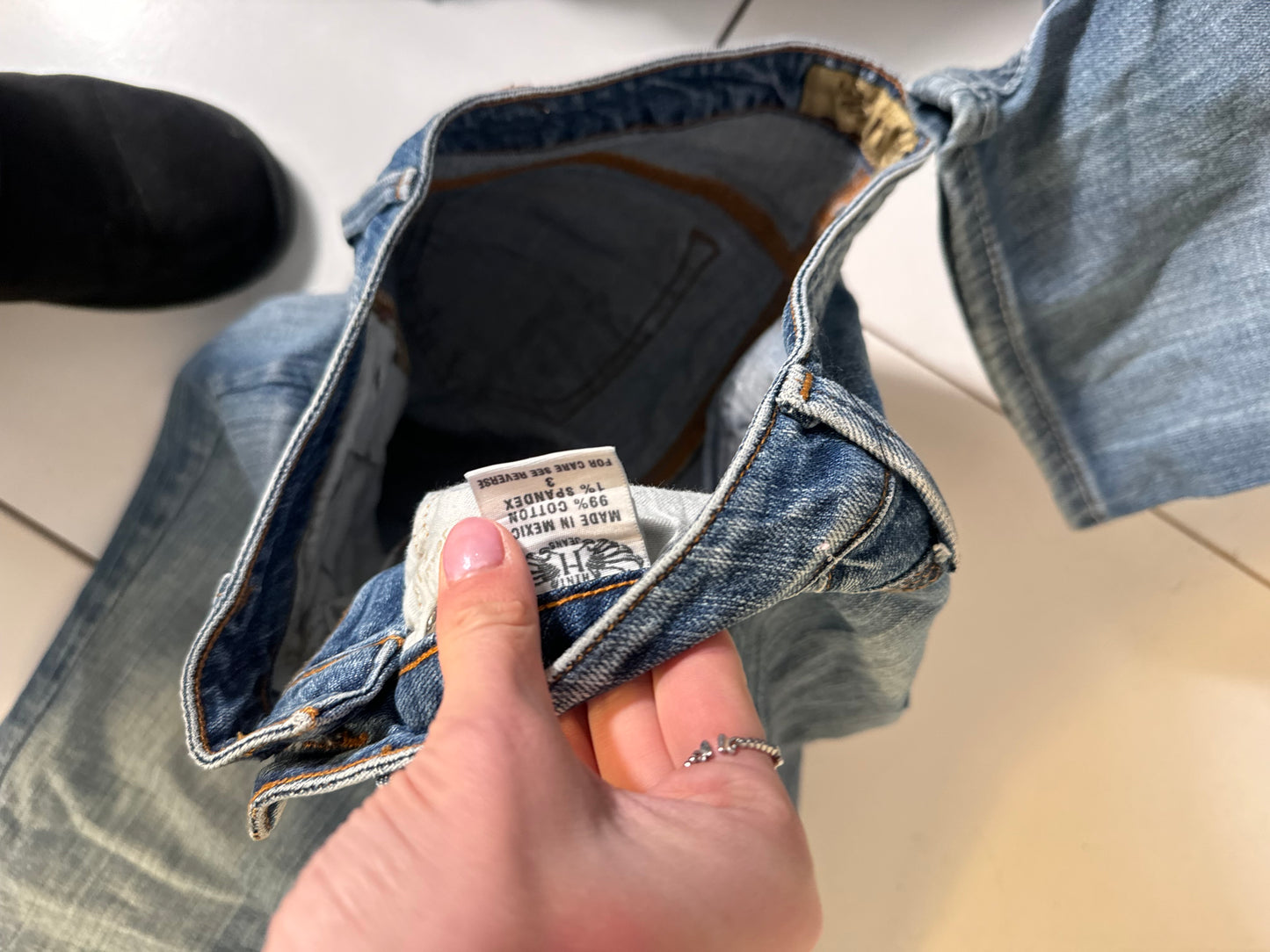 Lavtaljede jeans str: XS