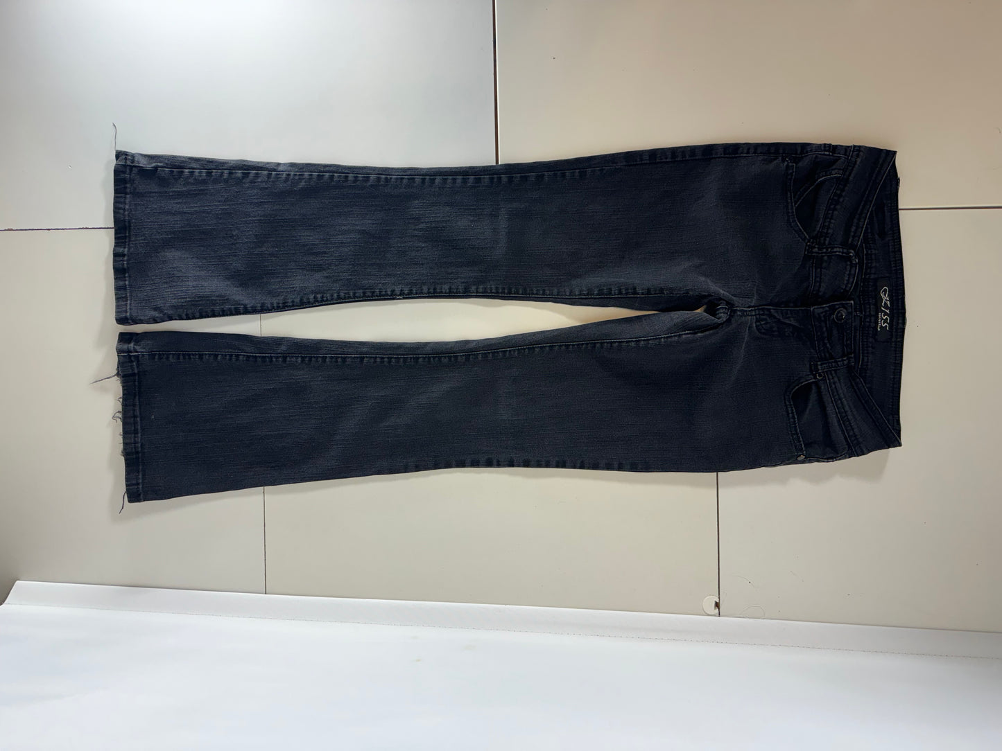 Lågmidjade jeans–stl: S