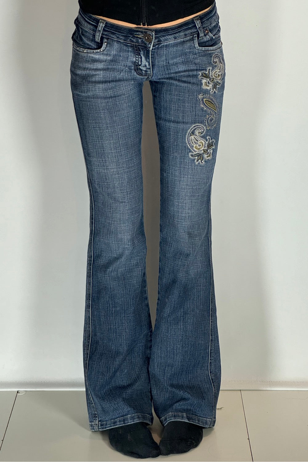 Lågmidjade jeans stl: XS