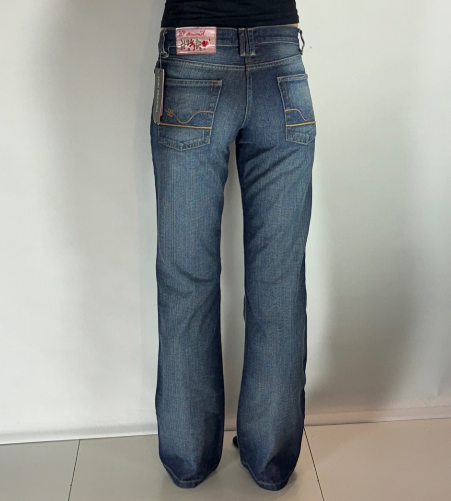 Lågmidjade jeans–stl: XS