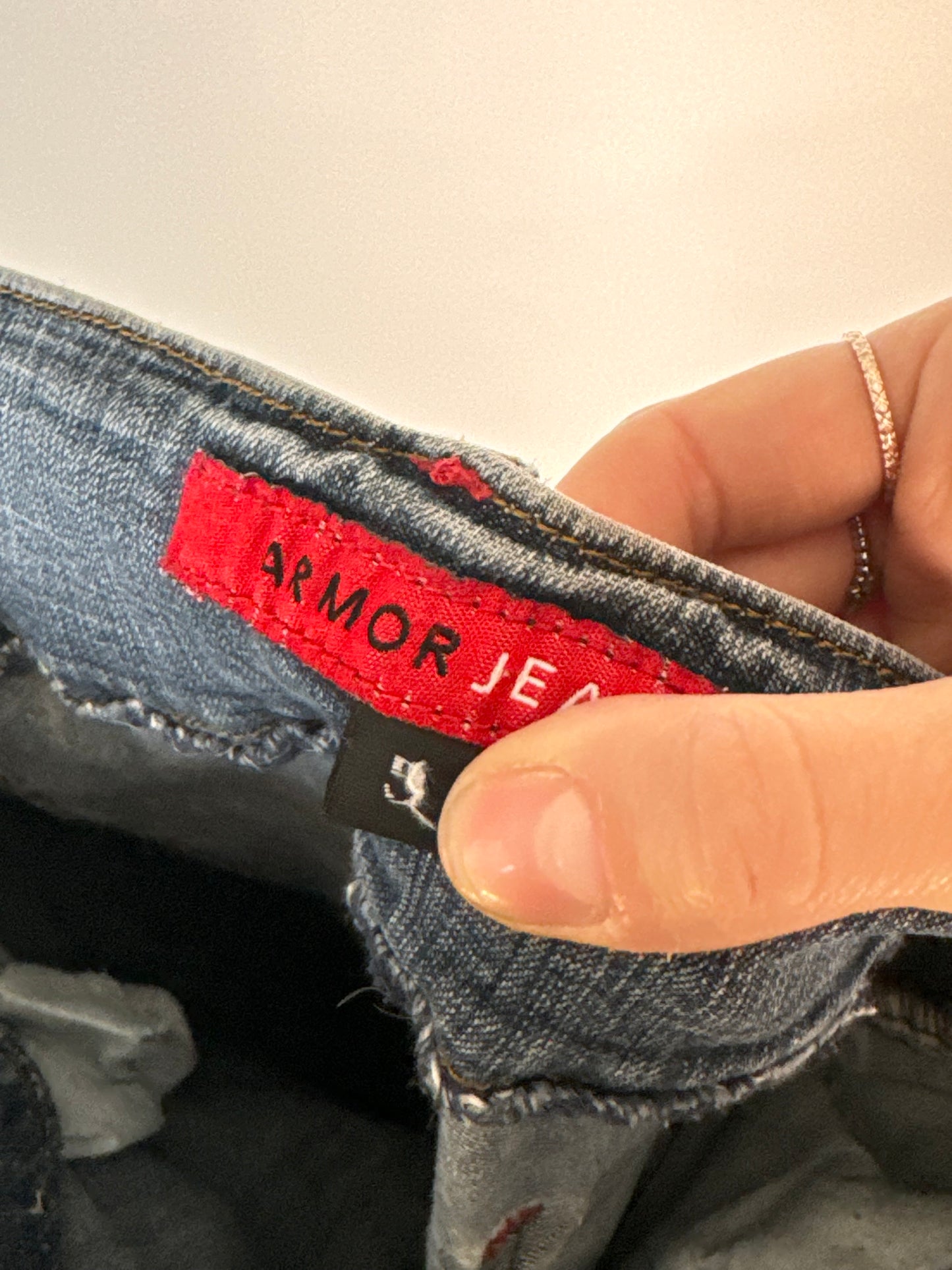 Utsvingte jeans str: XS