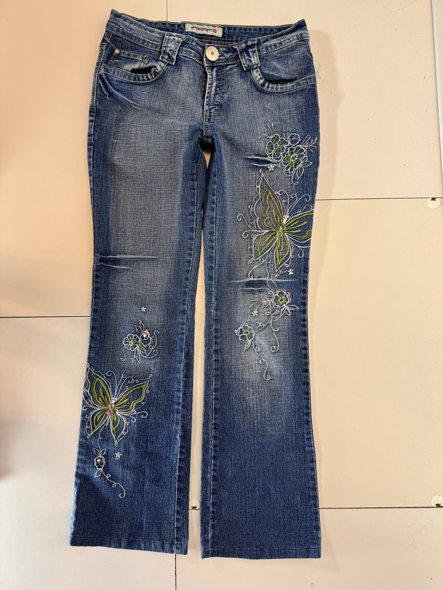 Lågmidjade jeans stl: S