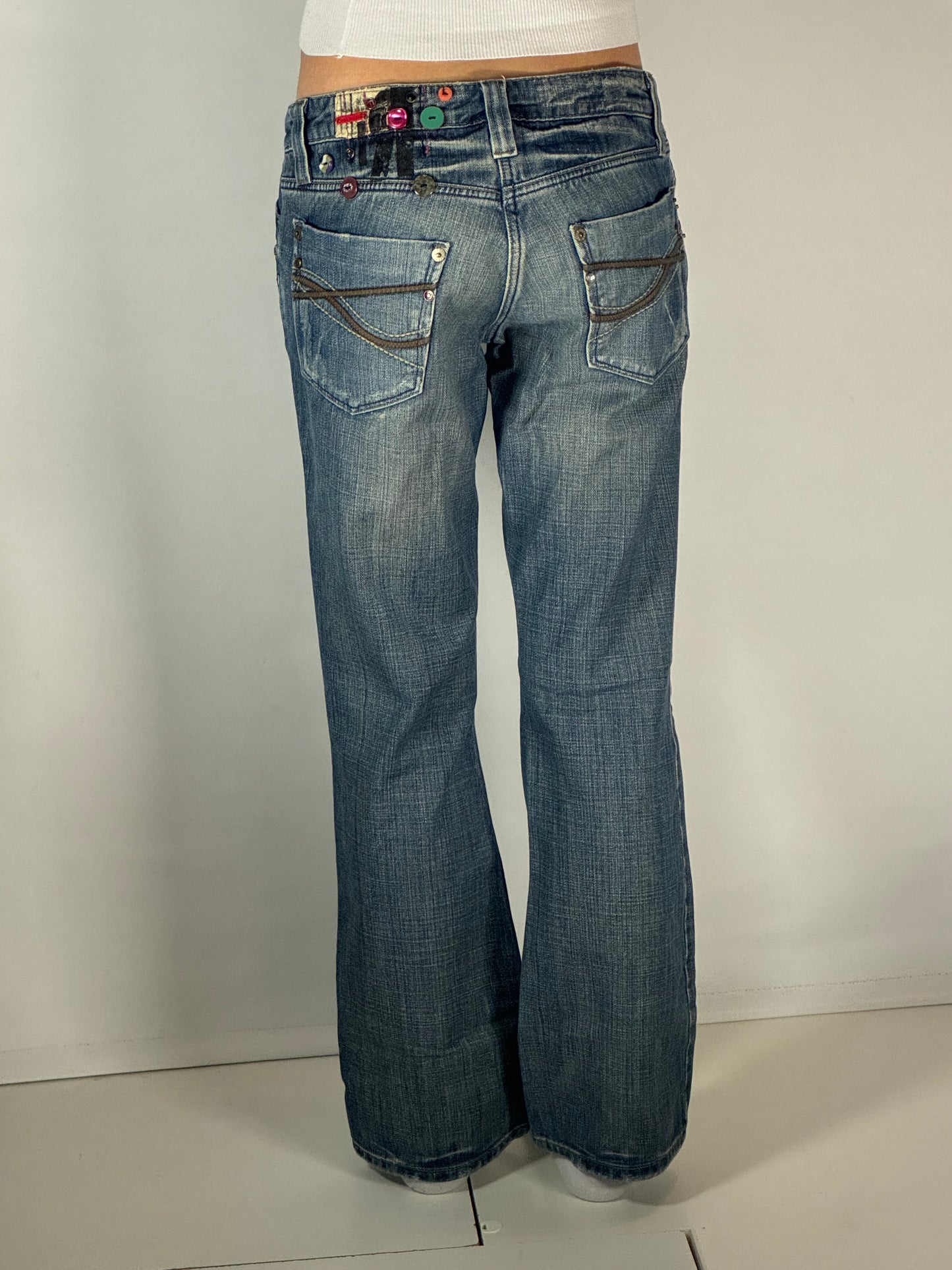 Lågmidjade jeans stl: S
