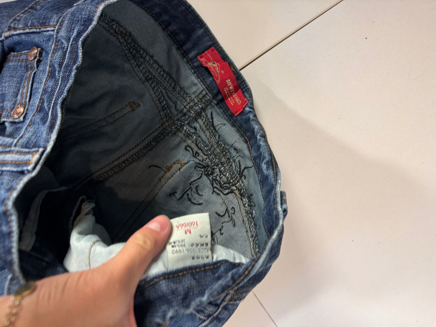 Lågmidjade jeans stl: XS