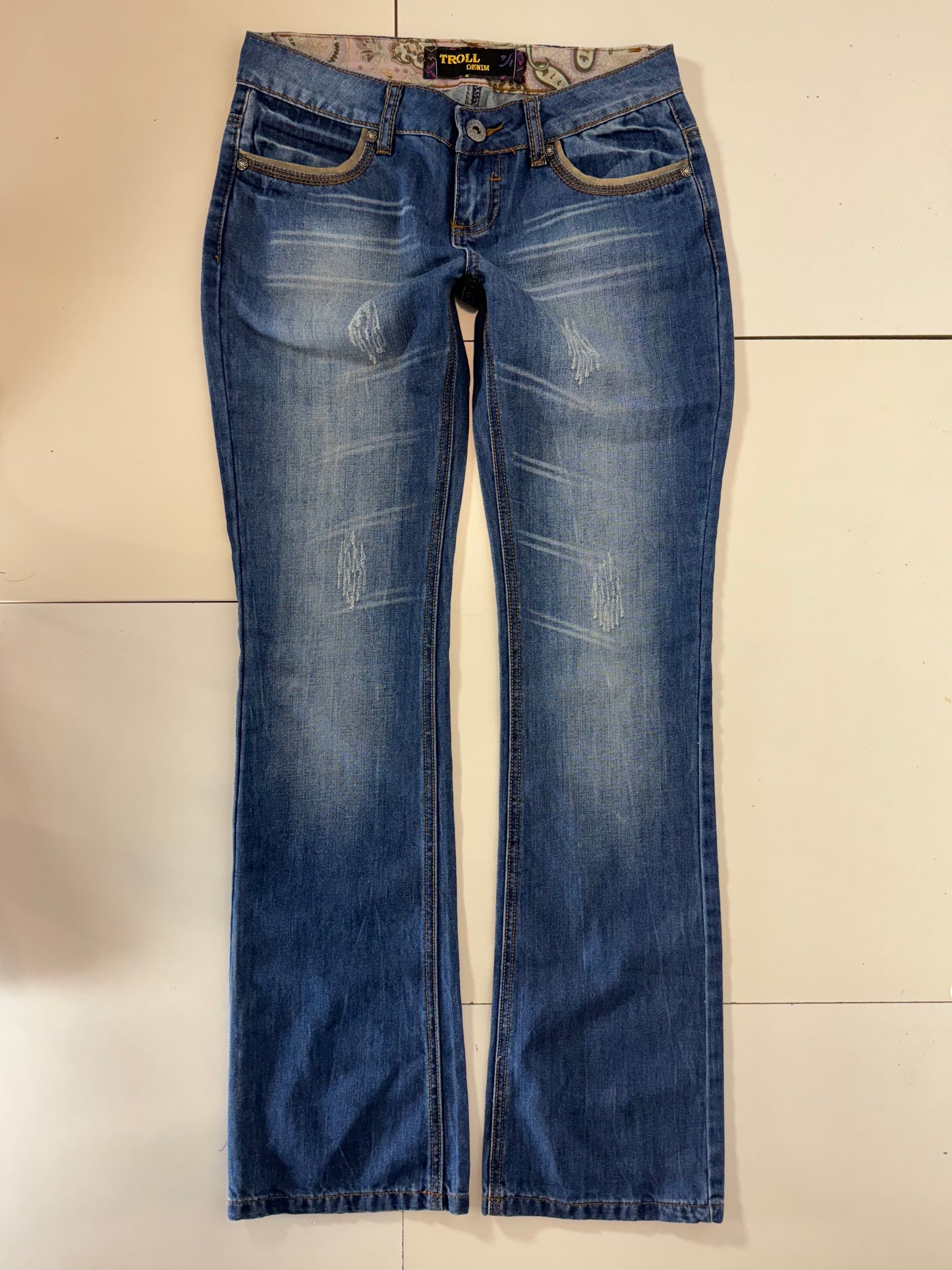 Lågmidjade jeans stl: XS