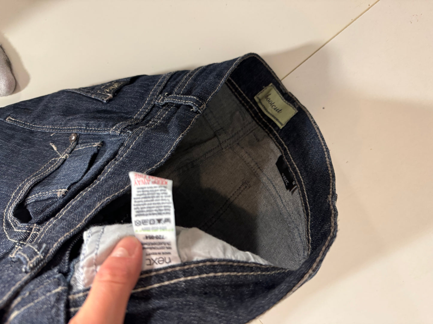 Lågmidjade jeans stl: S