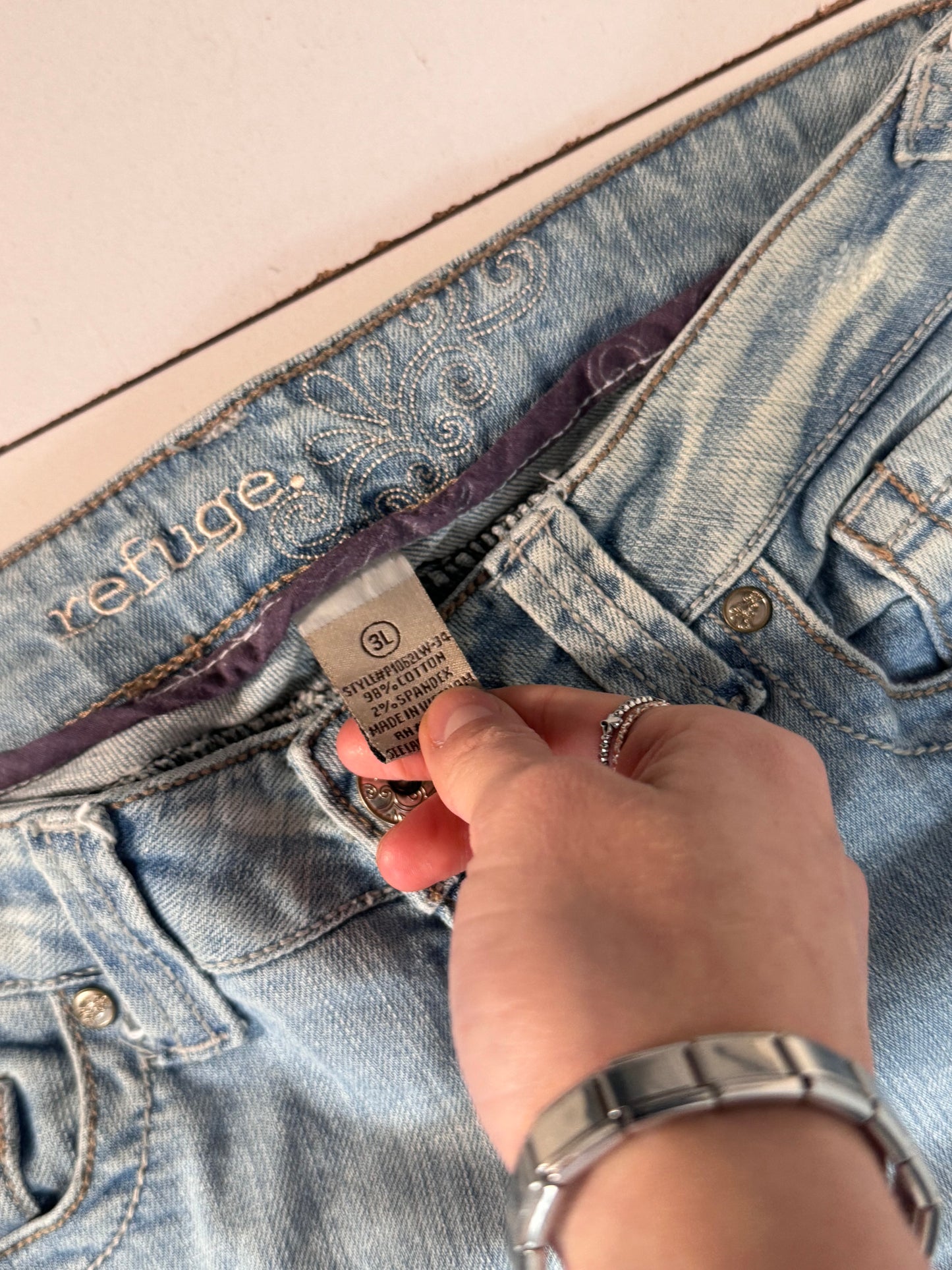 Lågmidjade jeans stl: XS