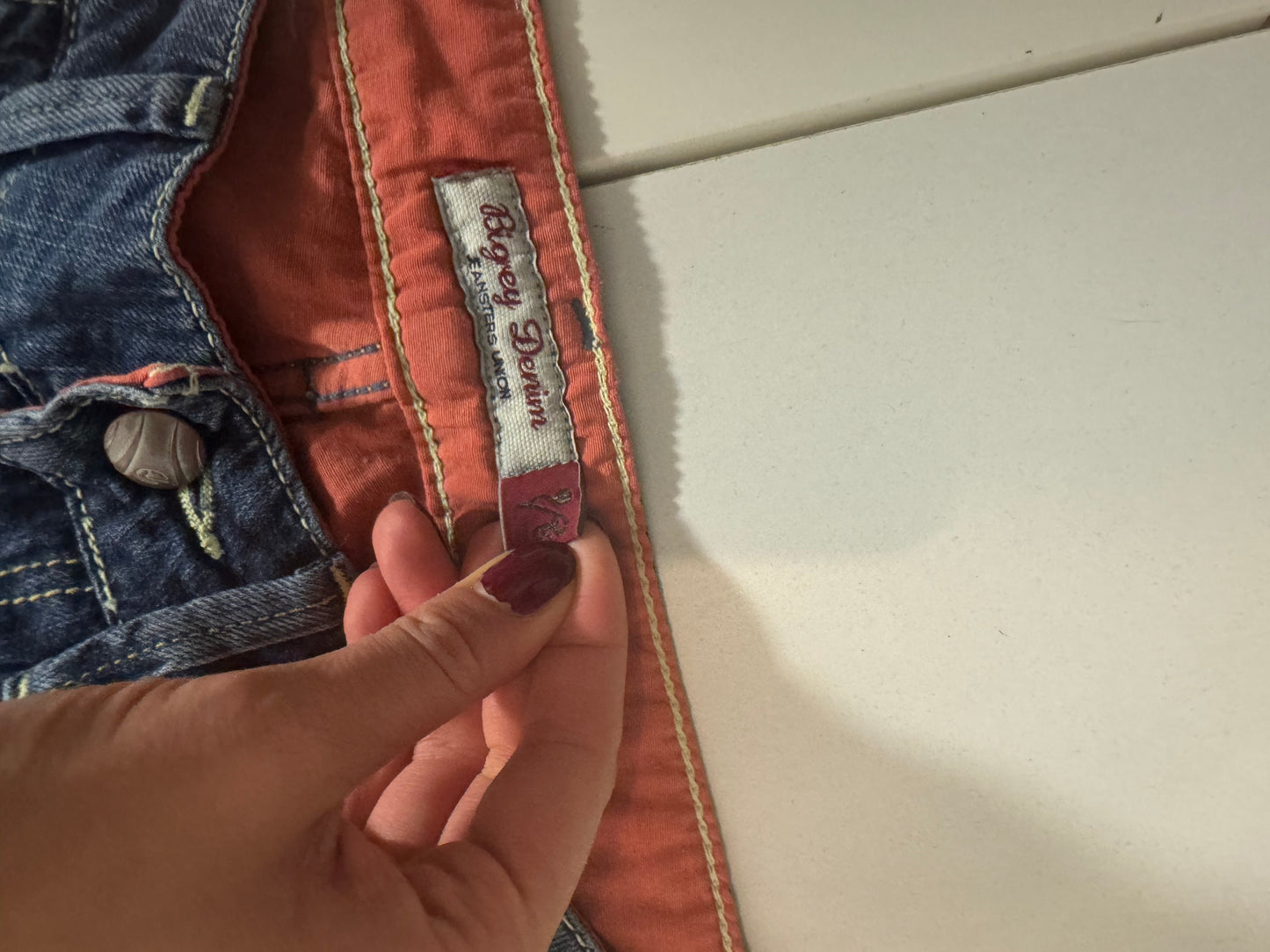Lågmidjade jeans stl: XS
