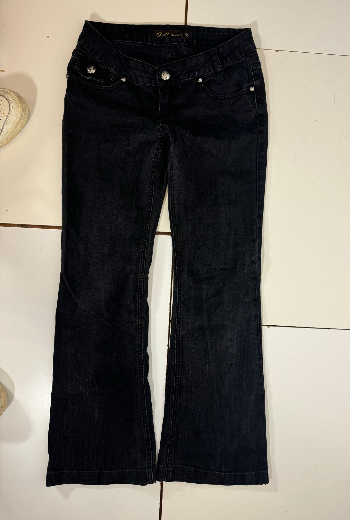 Lågmidjade jeans stl: XS