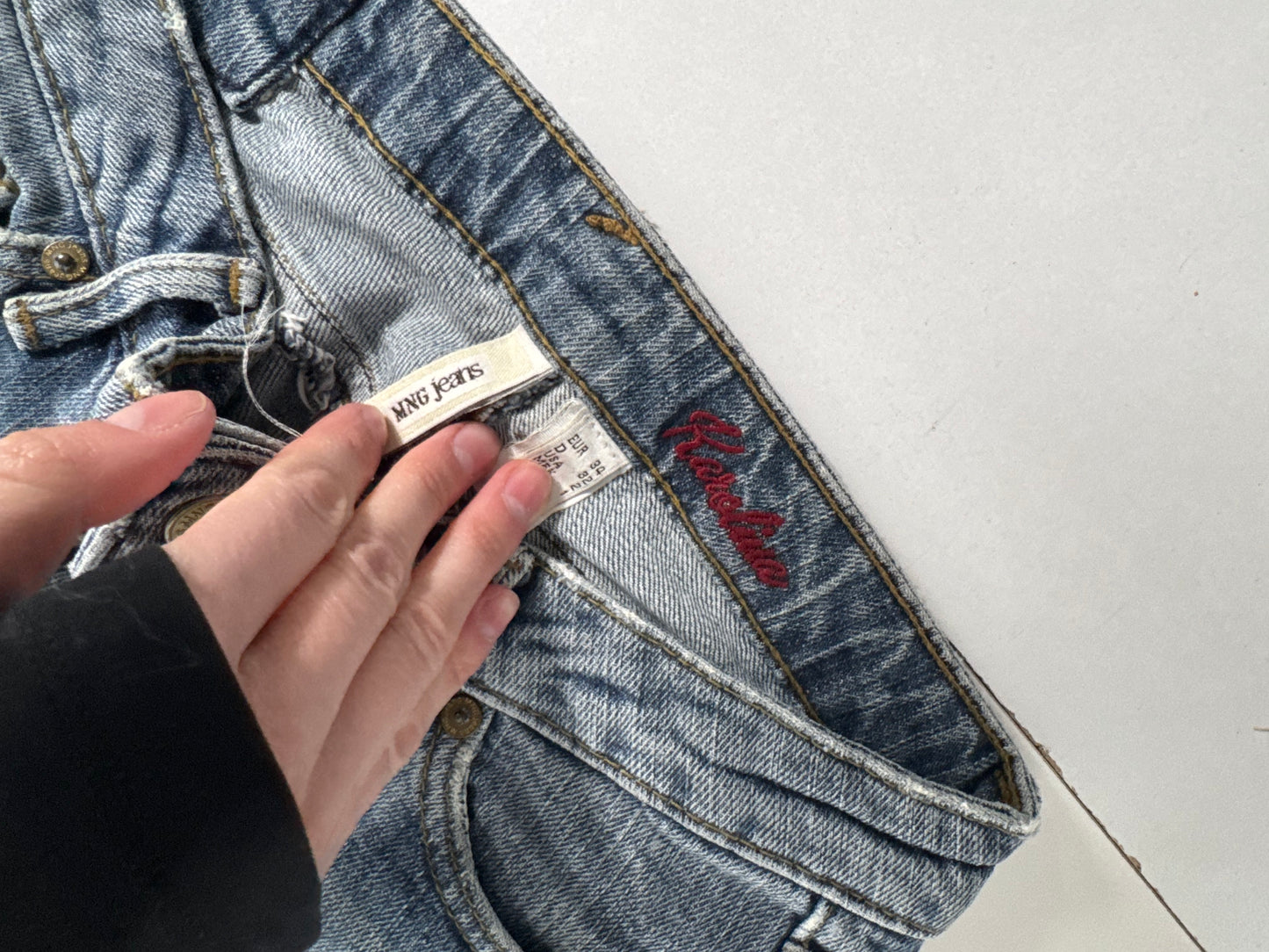 Lågmidjade jeans stl: XS