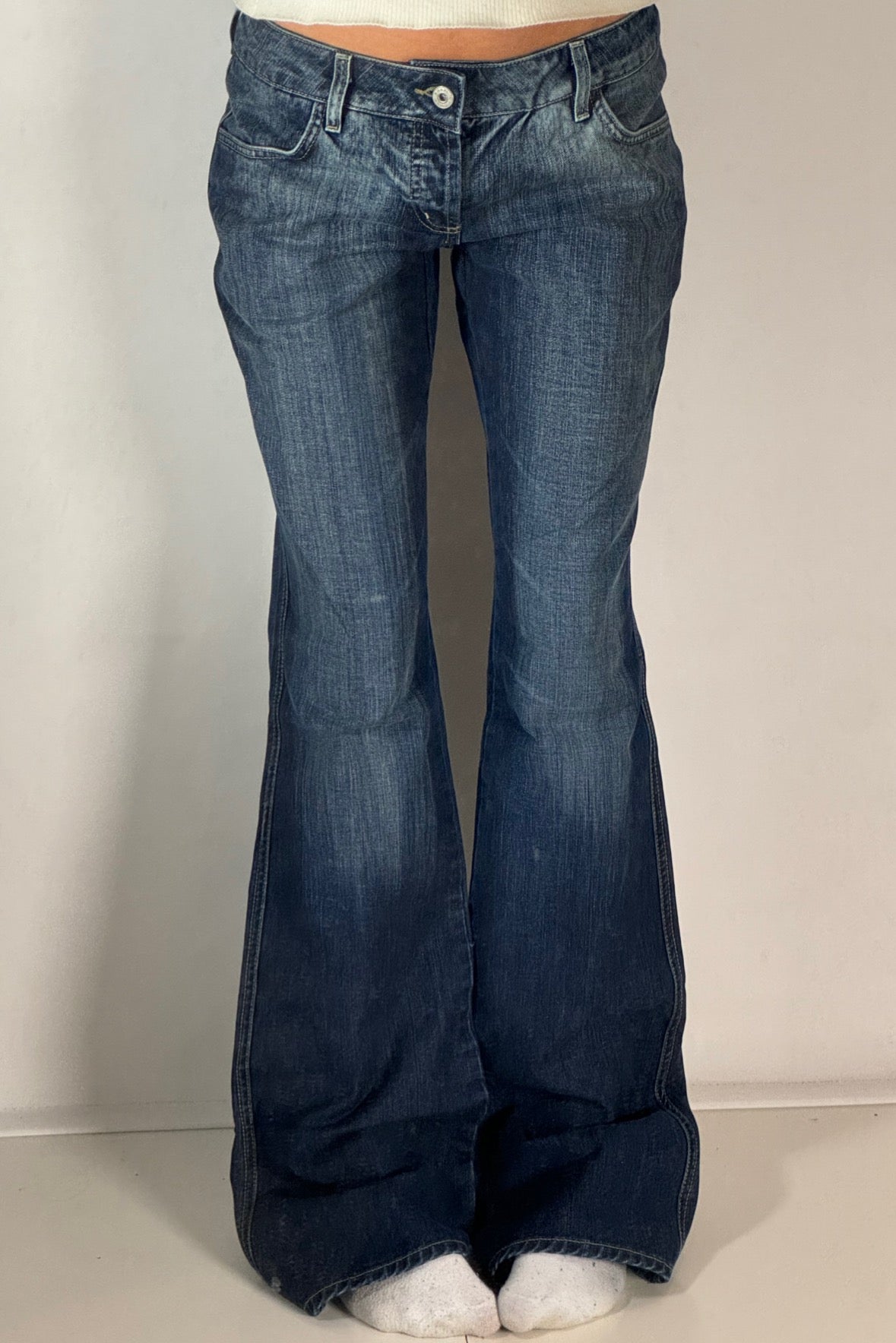 Lågmidjade jeans stl: S