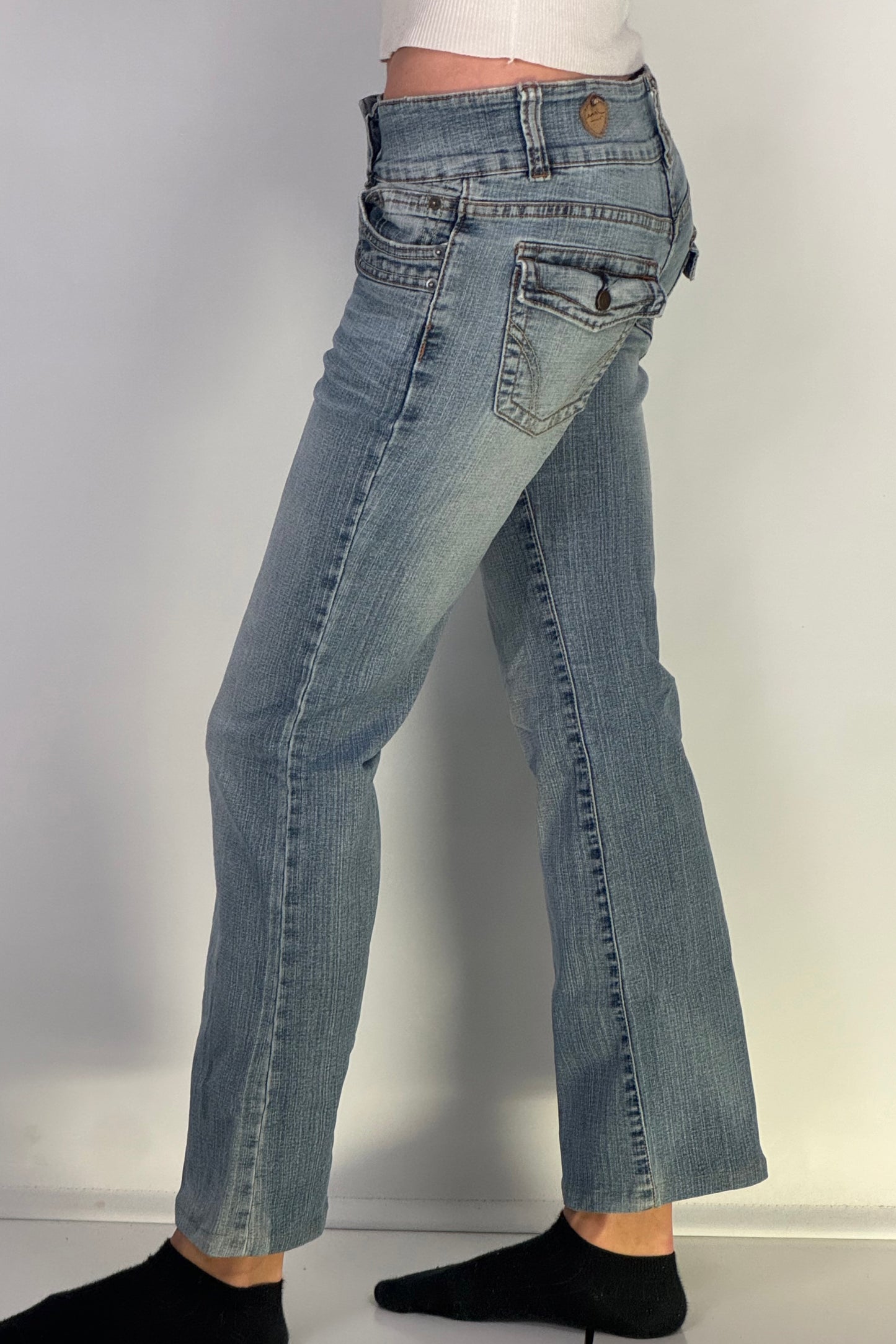 Lavlivede jeans str: XS
