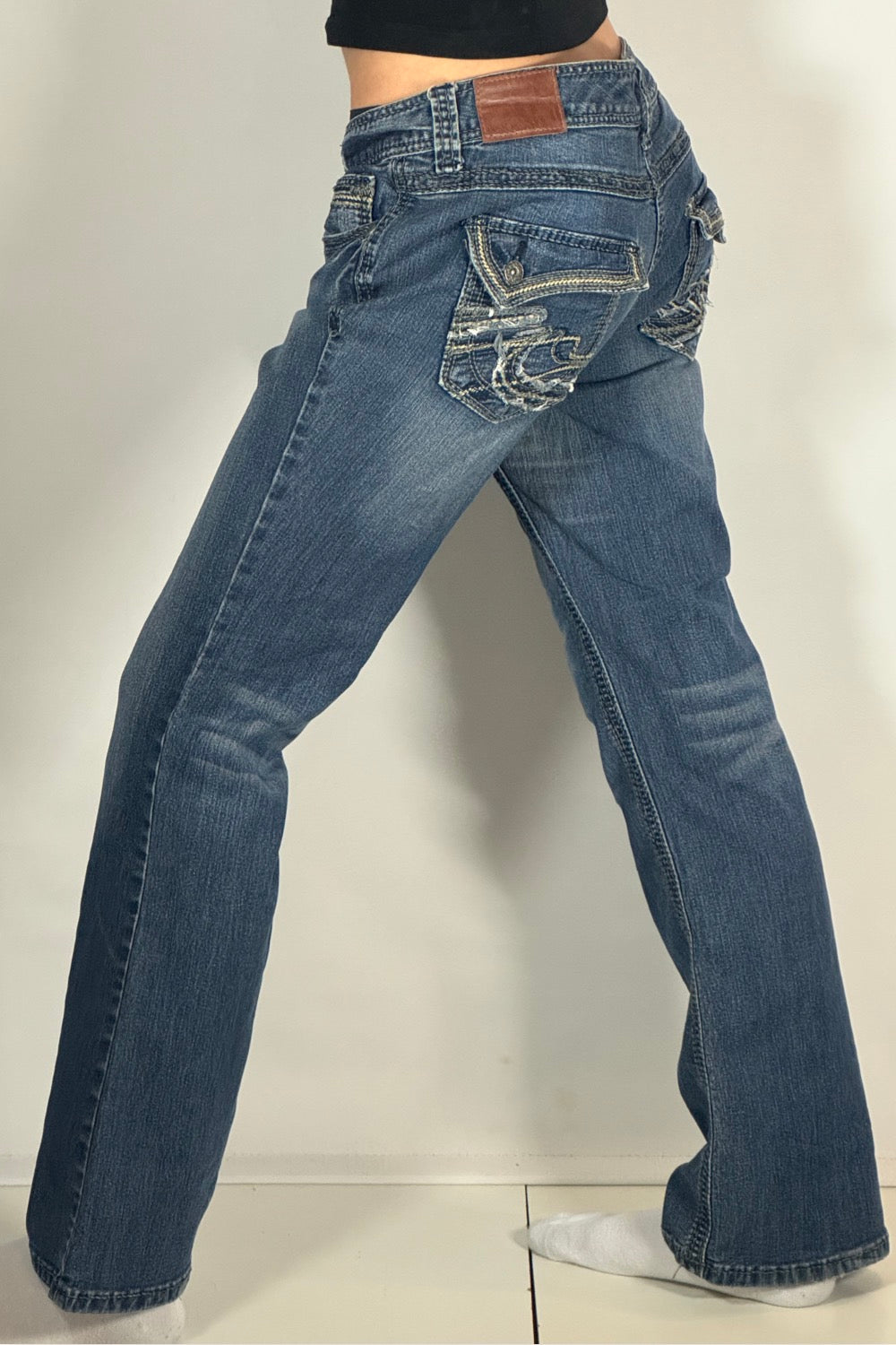 Lågmidjade jeans stl: M