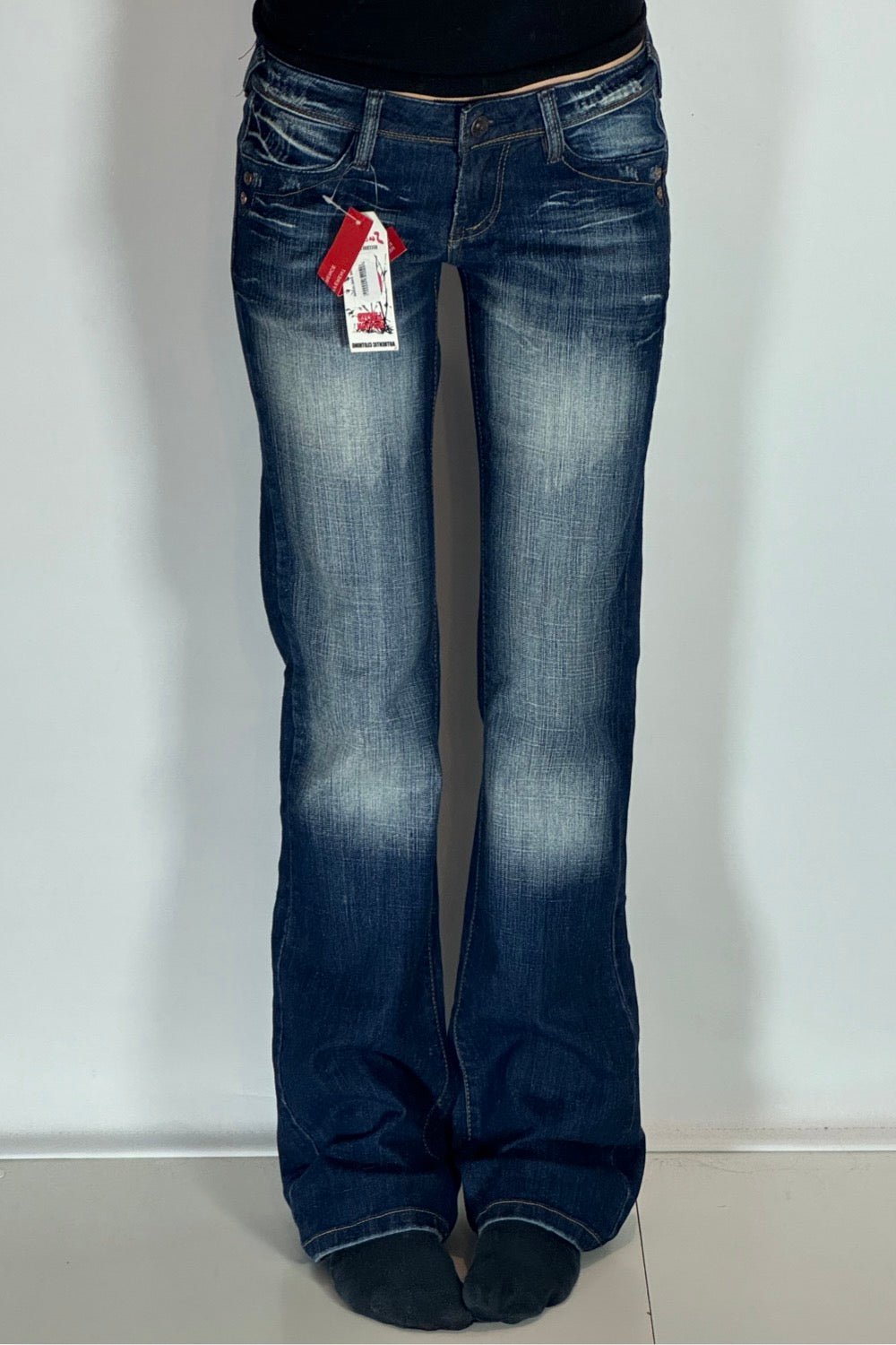 Lågmidjade jeans stl: S