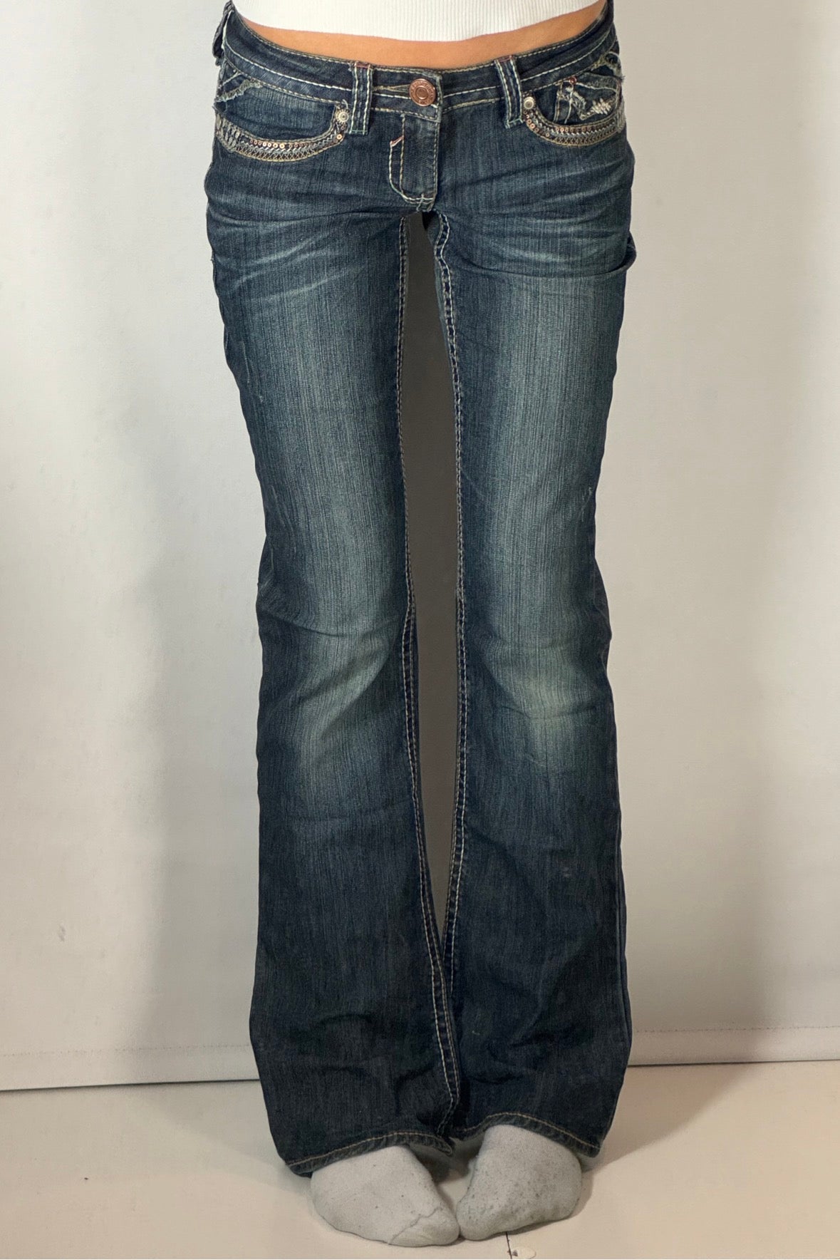 Lågmidjade jeans stl: