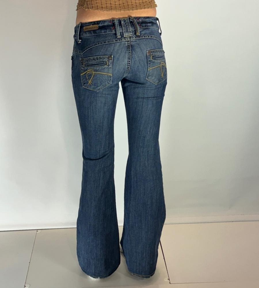 Lågmidjade jeans–stl: XS