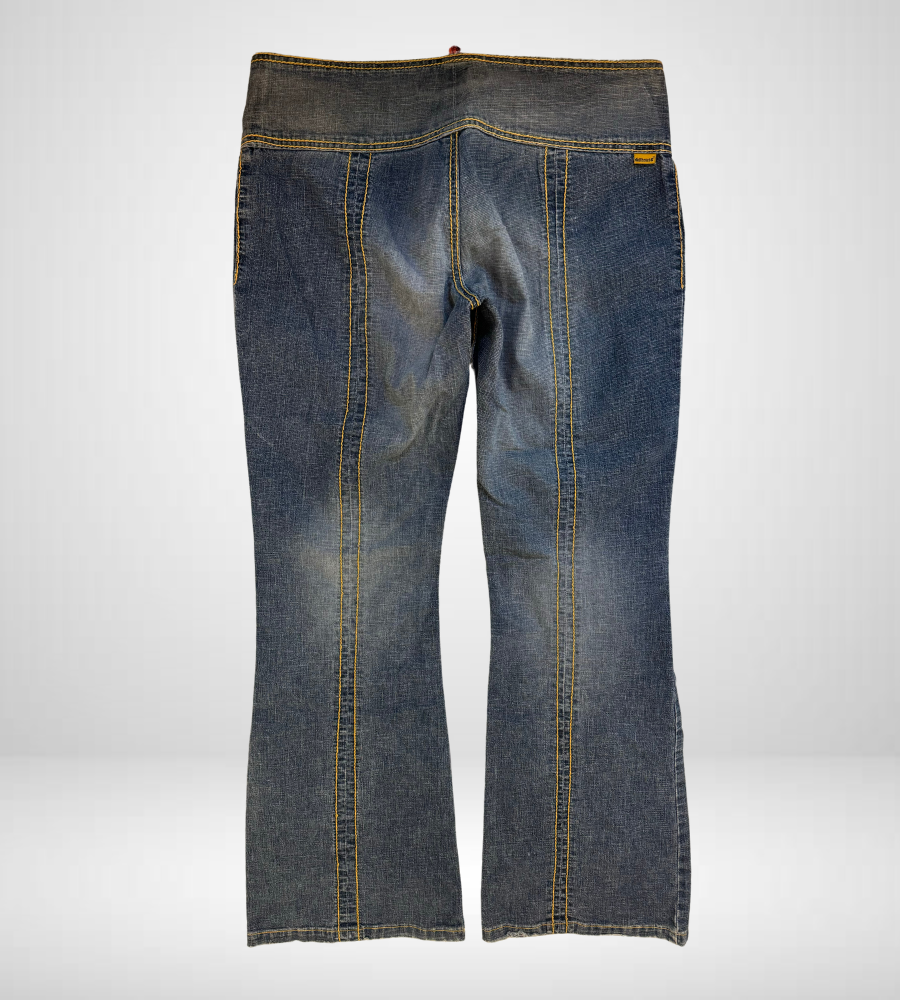Lågmidjade jeans–stl: M