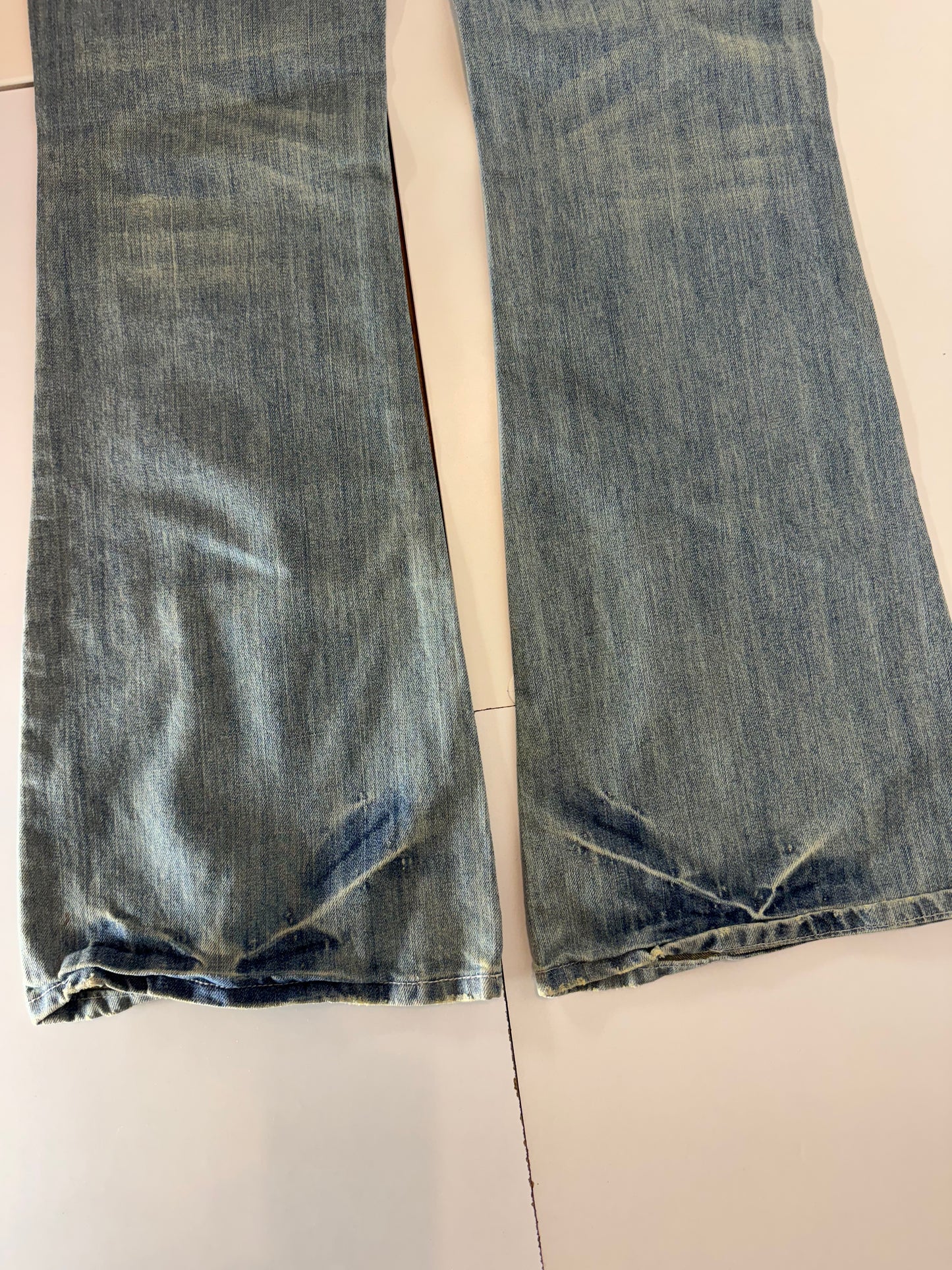 Lågmidjade jeans–stl: S