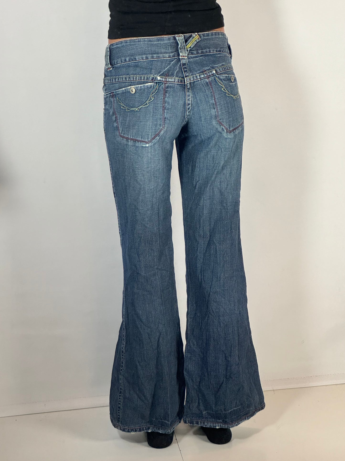Lågmidjade jeans stl: S