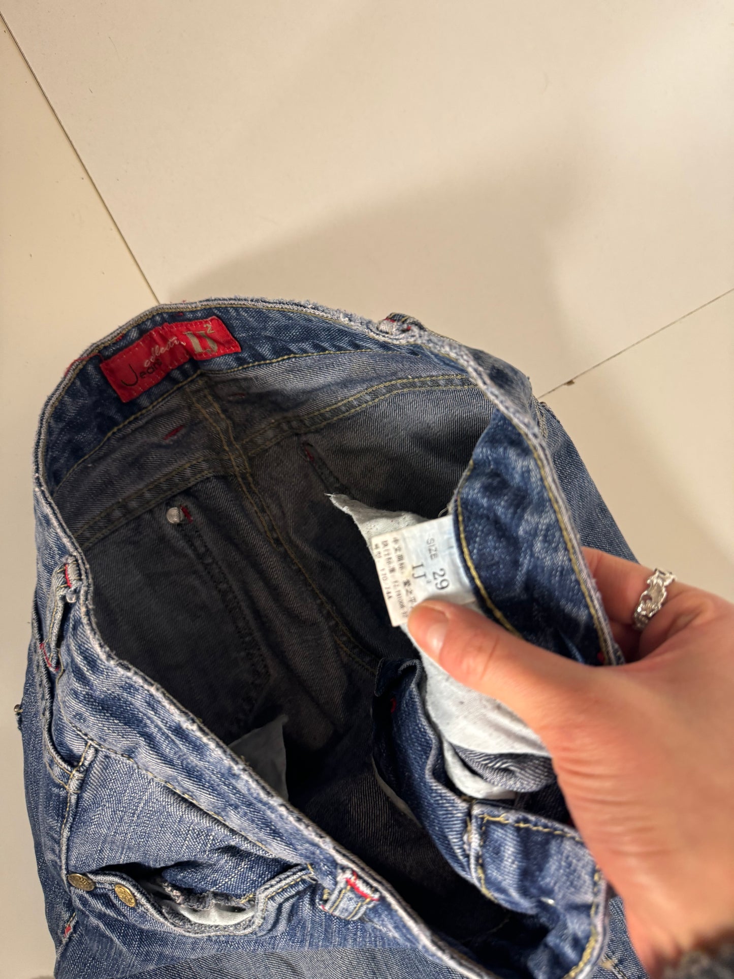 Lågmidjade jeans stl: S