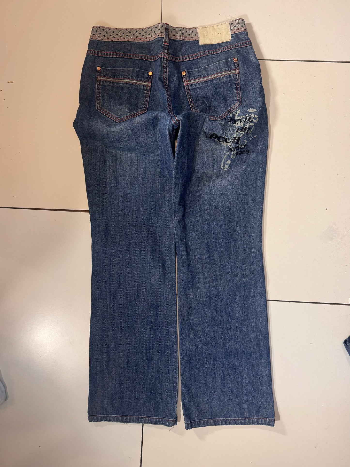 Lågmidjade jeans stl: S