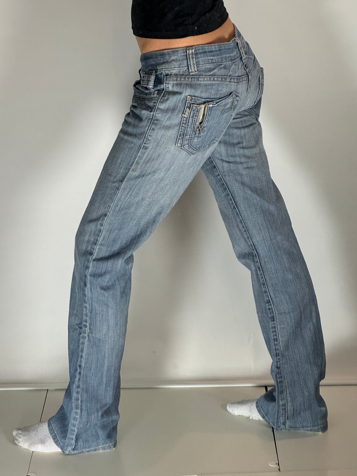 Lågmidjade jeans stl: S/M