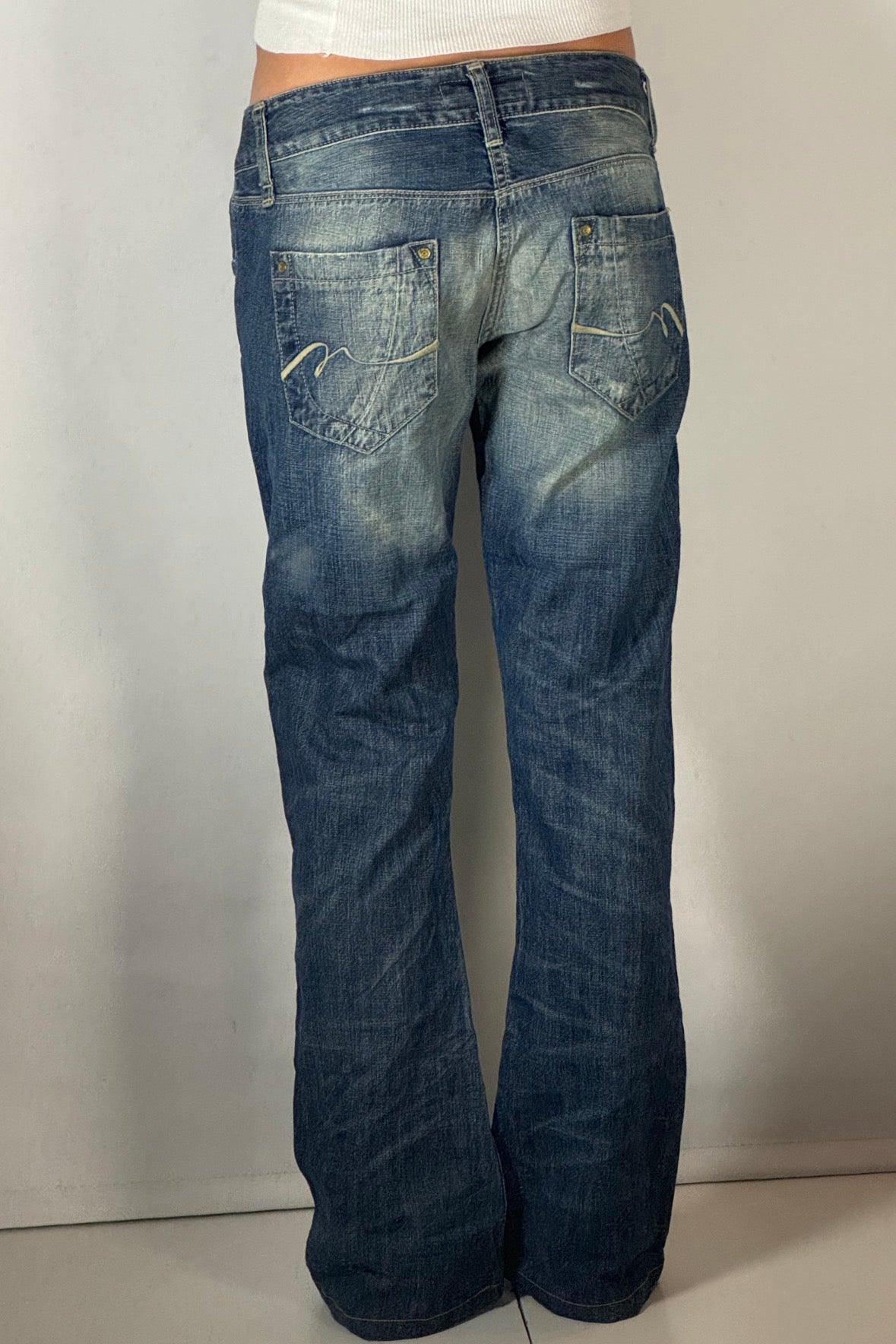 Lågmidjade jeans stl: S