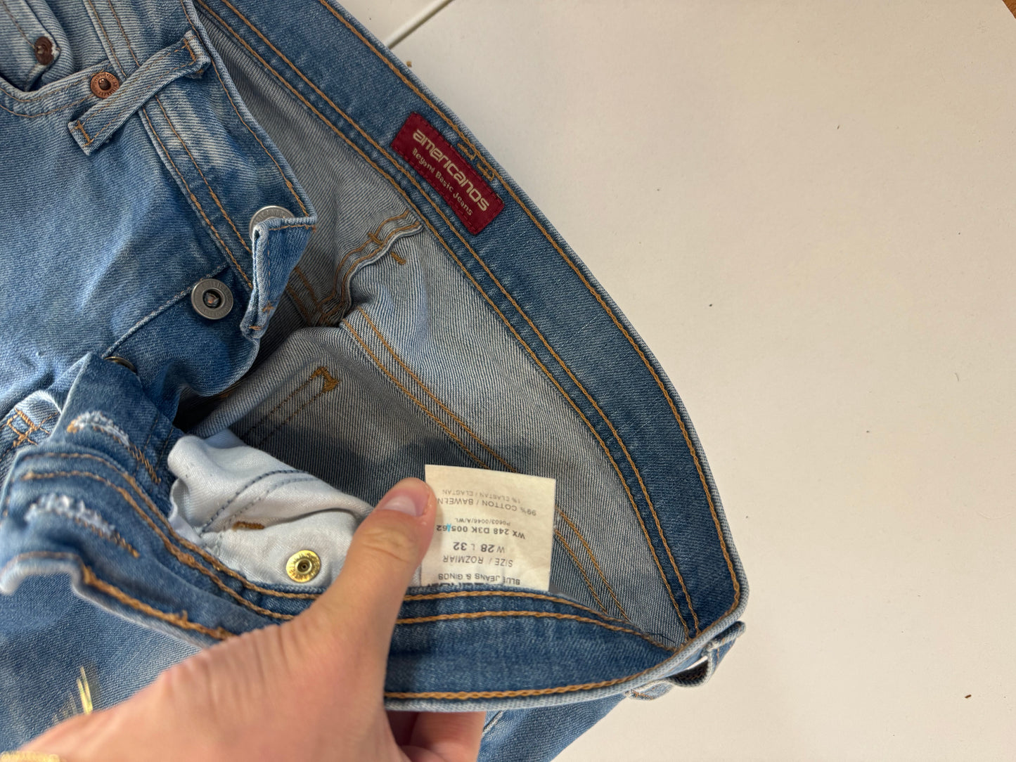 Lågmidjade jeans-stl: S