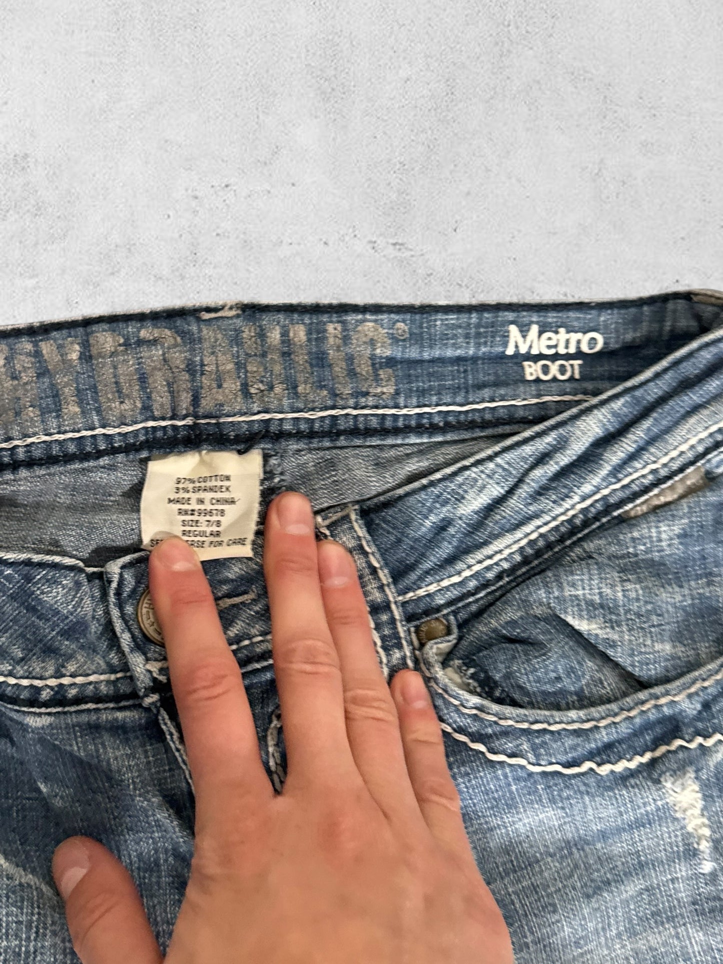 Lågmidjade jeans stl: S