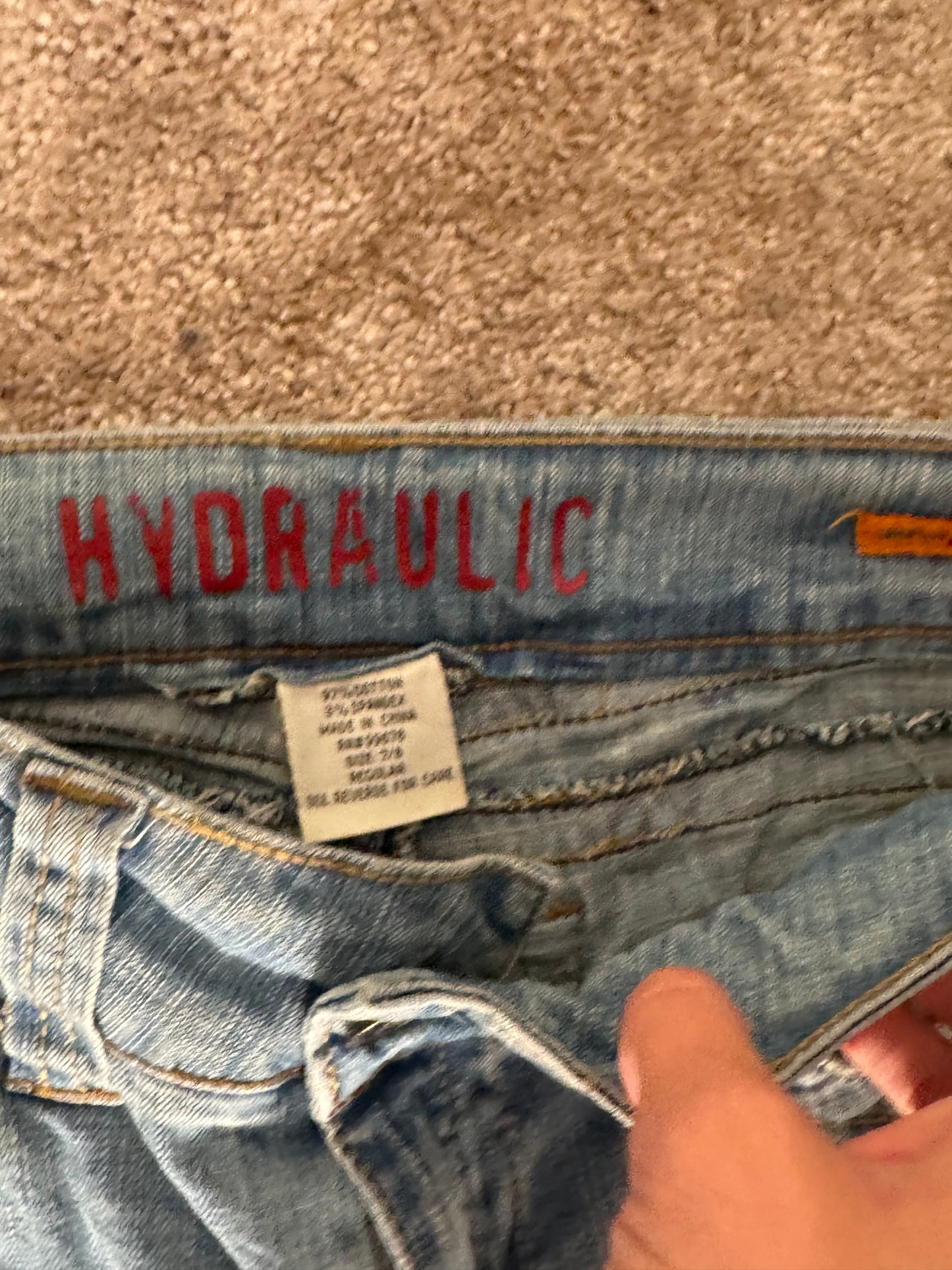 Lågmidjade jeans stl: XS