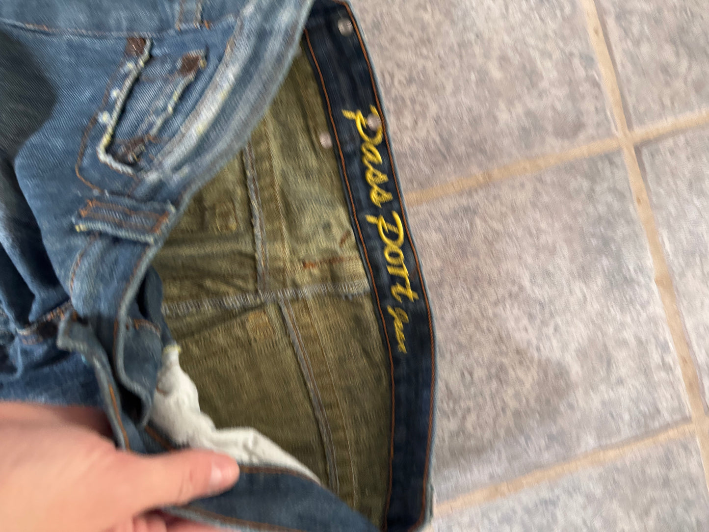Lågmidjade jeans stl: XS