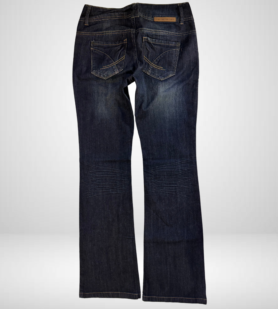 Lågmidjade jeans–stl: S