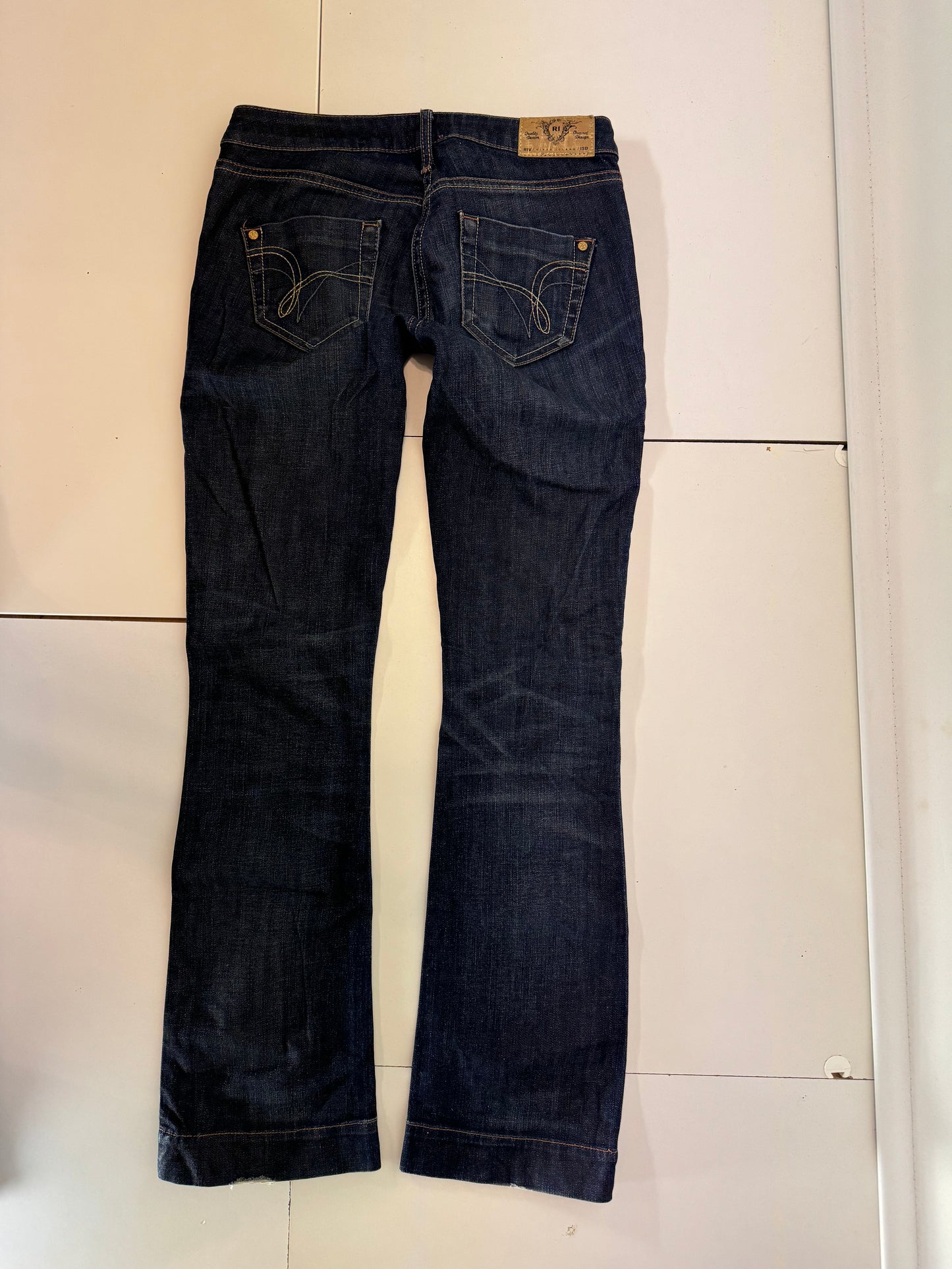 Lågmidjade jeans–stl: XS