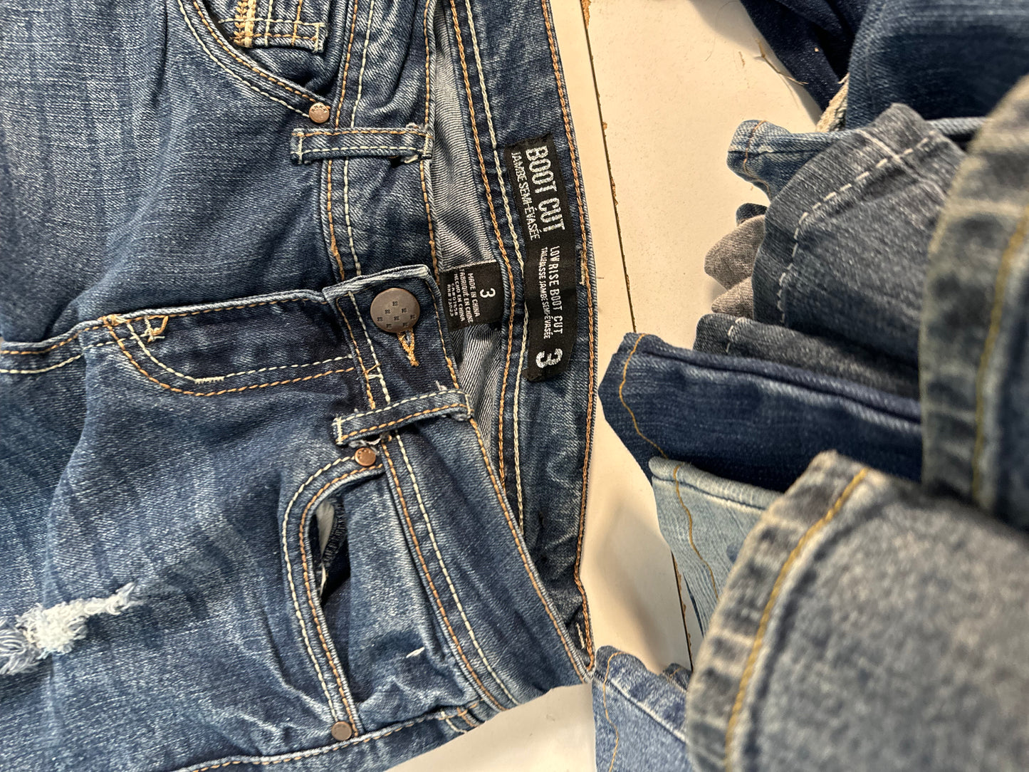 Lågmidjade jeans stl: XS