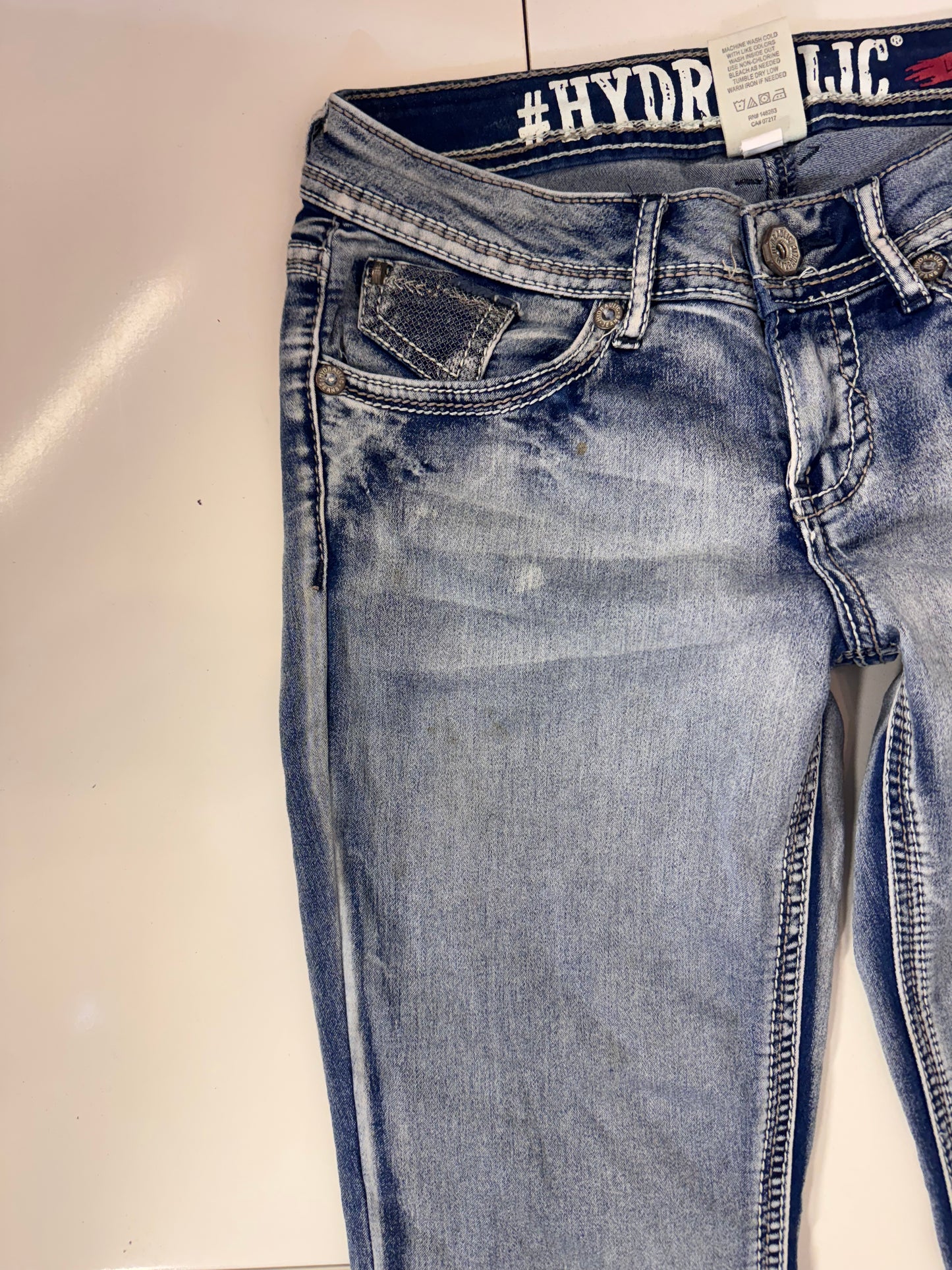 Lågmidjade jeans stl: XS